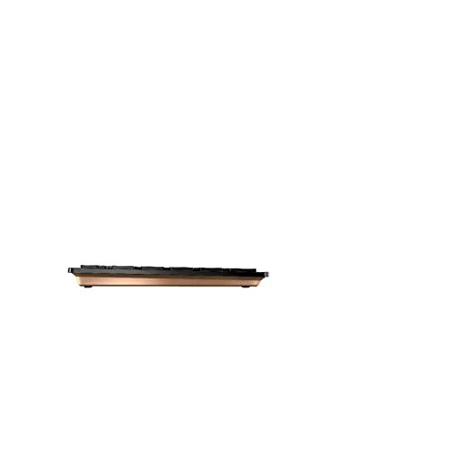 CHERRY DW 9000 SLIM, Kabelloses Tastatur- und Maus-Set, EU-Layout (QWERTY), Bluetooth & 2,4 GHz Funk, Leise Tasten, Wiederaufladbar, Schwarz-Bronze - Image 2
