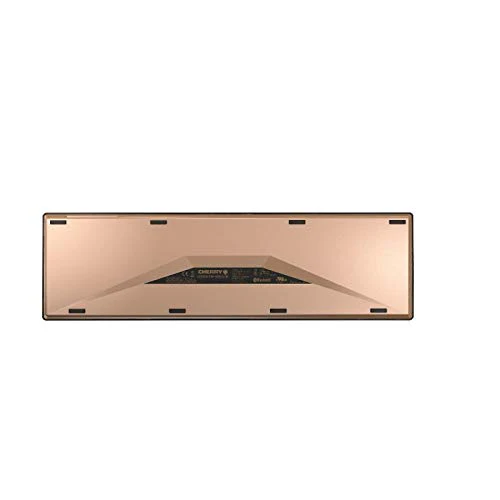 CHERRY DW 9000 SLIM, Kabelloses Tastatur- und Maus-Set, EU-Layout (QWERTY), Bluetooth & 2,4 GHz Funk, Leise Tasten, Wiederaufladbar, Schwarz-Bronze - Image 4