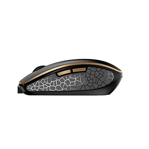 CHERRY DW 9000 SLIM, Kabelloses Tastatur- und Maus-Set, EU-Layout (QWERTY), Bluetooth & 2,4 GHz Funk, Leise Tasten, Wiederaufladbar, Schwarz-Bronze - Image 7