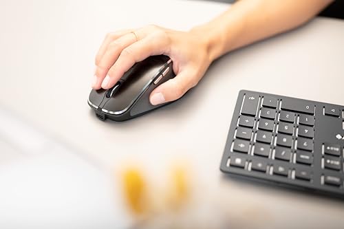 CHERRY DW 9500 SLIM, Kabelloses Tastatur- und Maus-Set, Deutsches Layout (QWERTZ), Bluetooth oder 2,4 GHz Funk, Ergonomische Rechtshändermaus, Schwarz-Grau - Image 11
