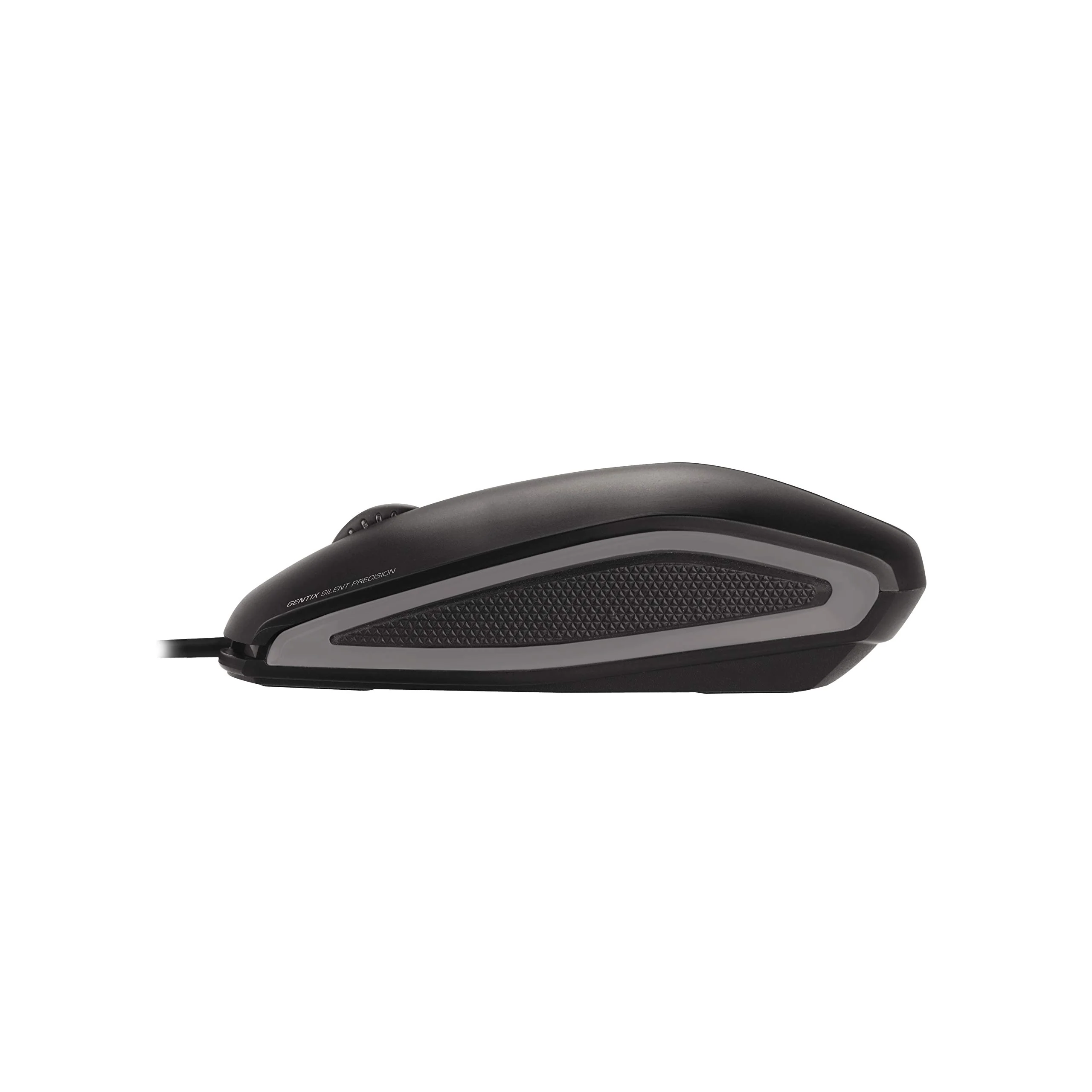 CHERRY GENTIX SILENT, Kabelgebundene Maus, Leise Tasten ohne Klickgeräusch, Optischer Sensor (1.000 dpi), Symmetrisches Design, Kabel 1,8 m, USB 2.0, Schwarz - Image 6