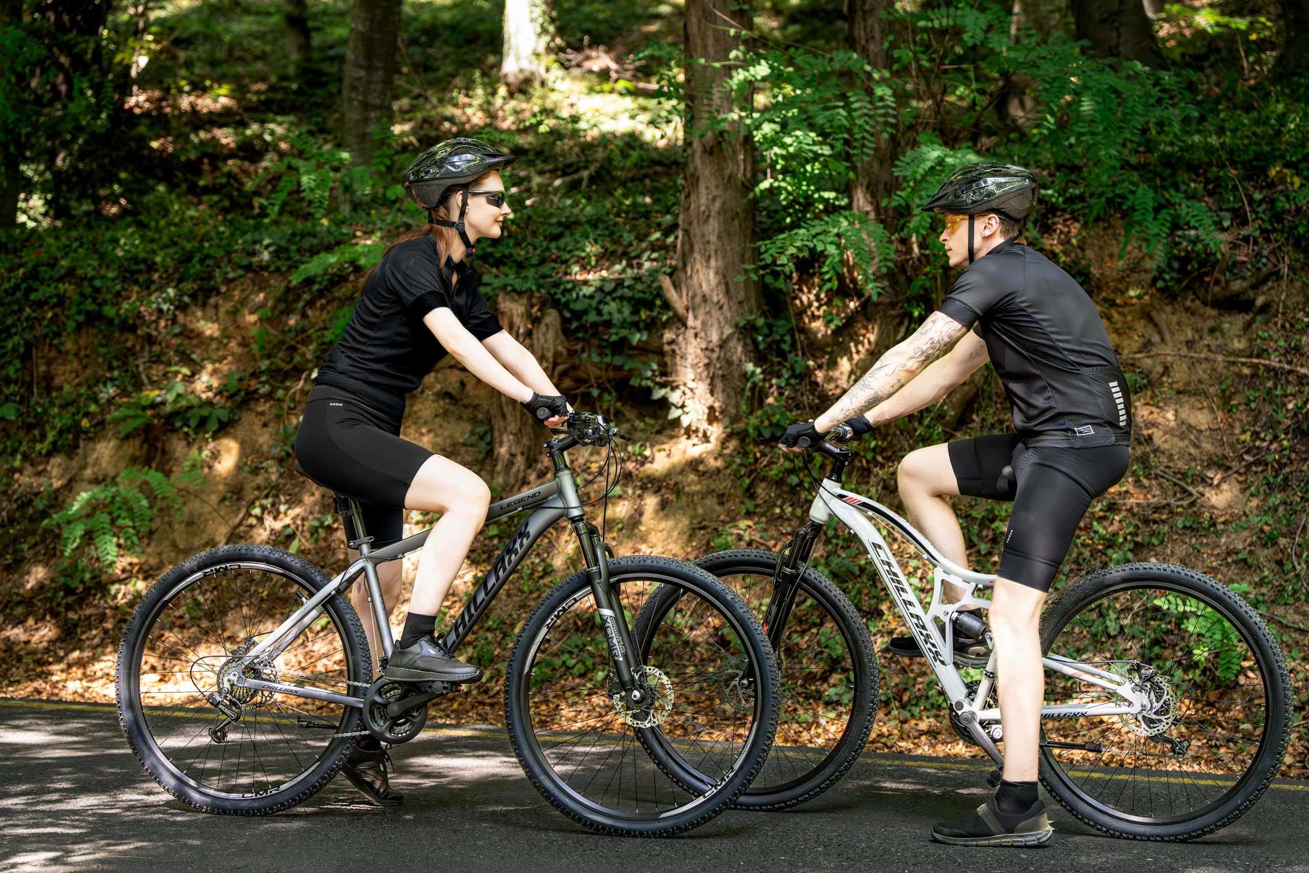 Chillaxx Bike Falcon Premium Mountainbike in 24 und 26 Zoll - Fahrrad für Jungen, Mädchen, Damen und Herren - Scheibenbremse- 21 Gang-Schaltung - Vollfederung (Schwarz-Disc-Bremse, 29 Zoll) - Image 4