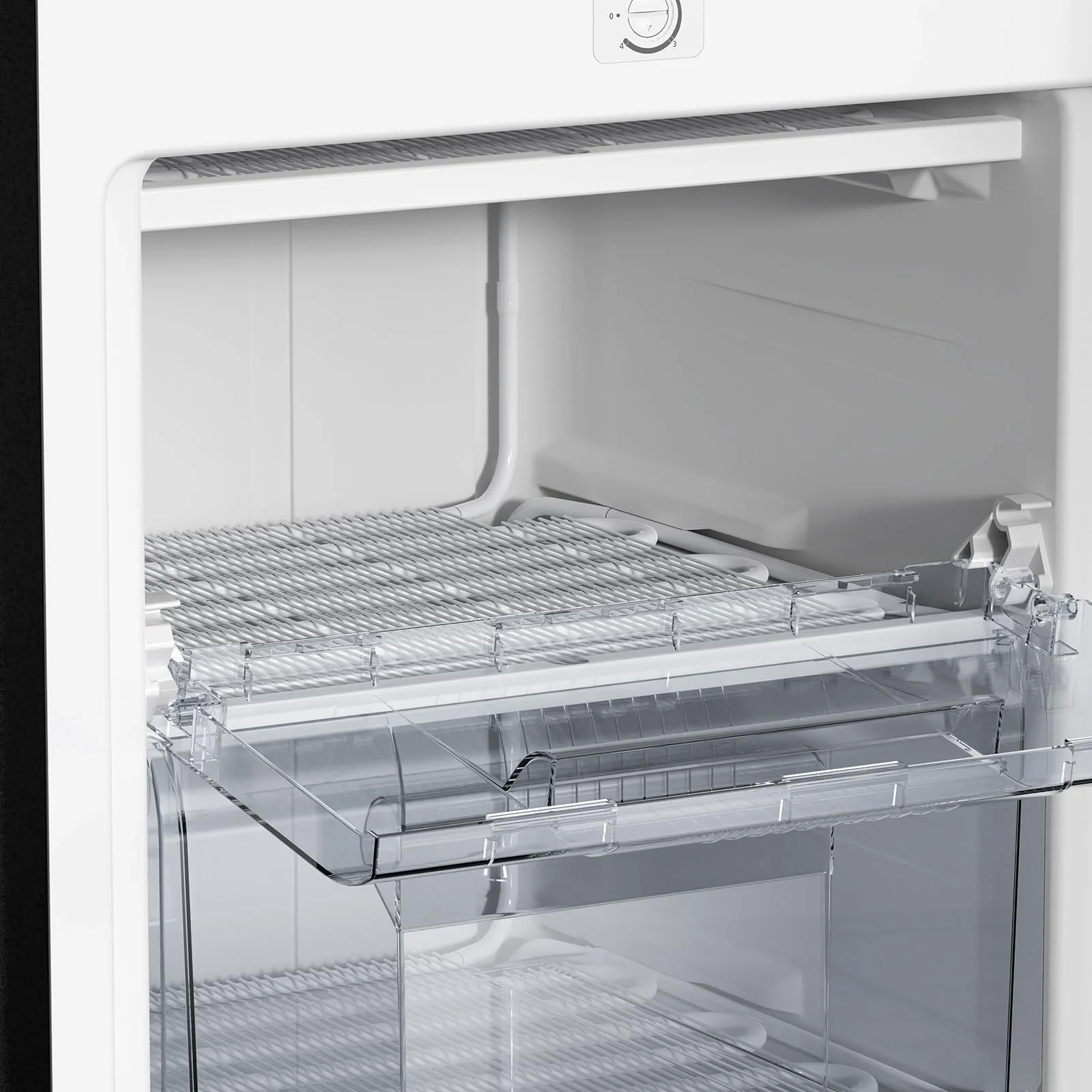 CHiQ Gefrierschrank FSD160D4E | Wechselbarer Türanschlag | Sehr Leise 41 DB (145L Manuelle Abtauung)| 12 Jahre Garantie auf den Kompressor*| 126 x 54 x 55 cm (HxBxT) - Image 8