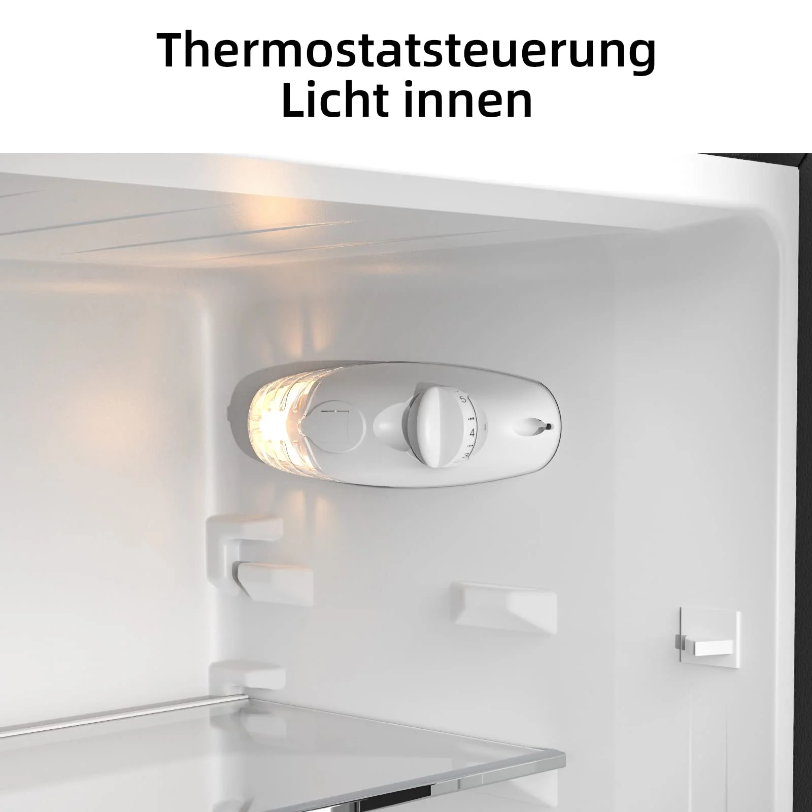 CHIQ Kühlschrank mit Gefrierfach 157L, Kühl-Gefrierkombination leise, Low-frost, 144 cm Hoch, 47 cm Breit, Kühlkapazität: 109L | Gefrierkapazität: 48L, for Eigentumswohnungen FBM157L42 - Image 12