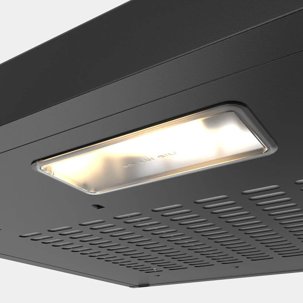 CIARRA CBCB6903 Unterbau Dunstabzugshaube 60cm Umlufthaube Einbau 3 Leistungsstufen Abluft Umluft Integrierte Unterschrank Unterbauhaube mit Kohlefiltermatte CBCF001 Kohlefilter - Image 9