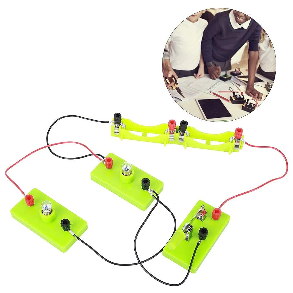 Circuit Learning Kit für Kinder, DIY Basic Electric Circuit Laboratory Experimente Anfängliches Circuit Learning-Projekt für Unterrichtsreihen und Parallelschaltungen(Serien-Parallelschaltung) - Image 2