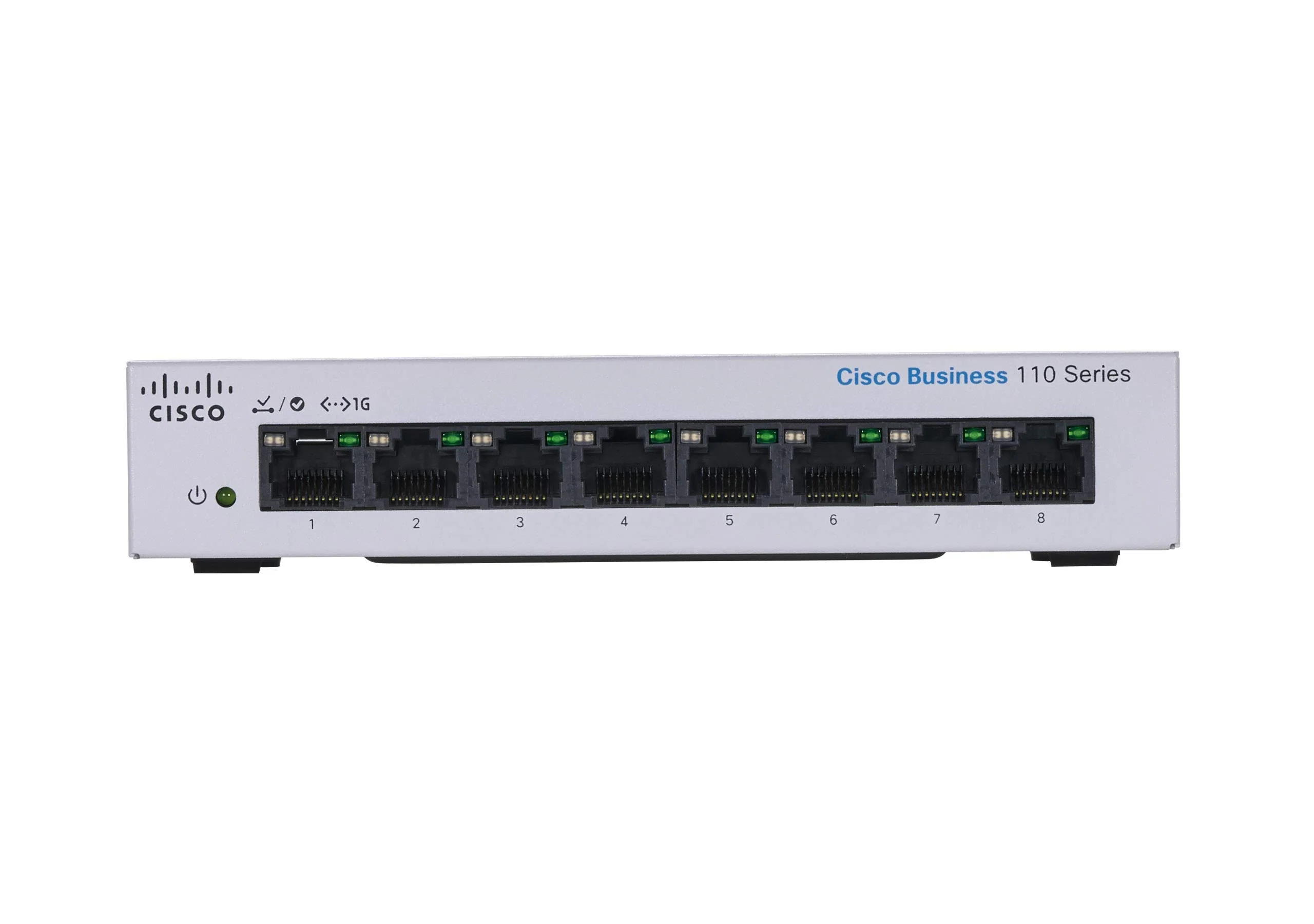 Cisco Business CBS110-8T-D Unmanaged Switch | 8﻿ GE-Ports | Desktop | Ext. Netzteil | Begrenzter Lebenszeitschutz (CBS110-8T-D) - Image 4