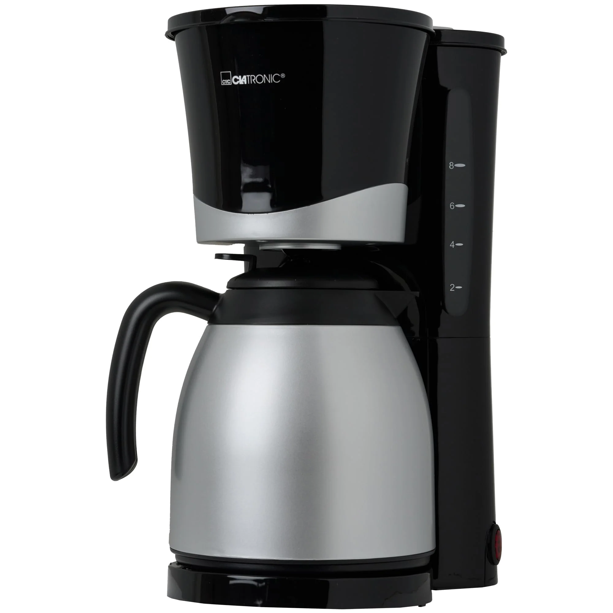 Clatronic® Kaffeemaschine mit Thermoskanne | für 8-10 Tassen Kaffee | kein Temperaturverlust | Filterkaffeemaschine | 1 Liter | Coffee machine | Filterkaffeemaschine mit Thermoskanne | KA 3327 schwarz - Image 2