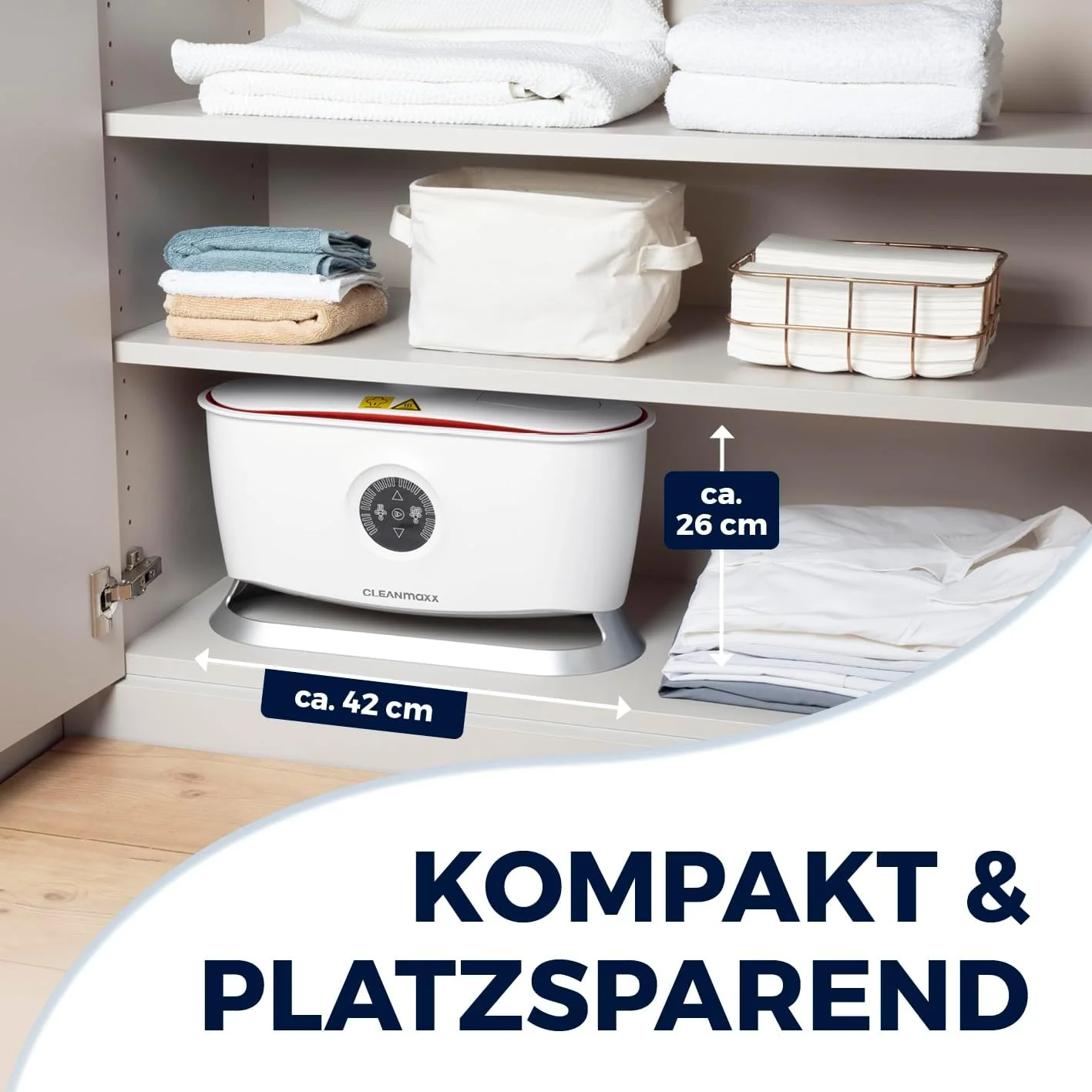 CLEANmaxx automatischer Hemdenbügler mit Dampffunktion inklusive Hosenaufsatz | Innovativer Bügler für Hemden & Blusen, Bügelautomat | Schonender als Wäschetrockner und Bügeleisen - Image 11