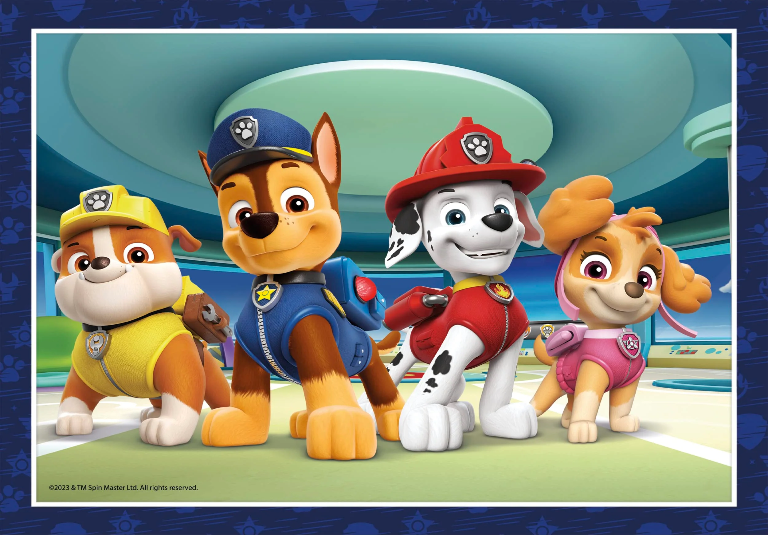 Clementoni - 21513 - Supercolor Puzzle 4 In 1 - Paw Patrol - Puzzle 12,16,20,24 Teile Ab 3 Jahren, Buntes Kinderpuzzle Mit Besonderer Leuchtkraft & Farbintensität, Geschicklichkeitsspiel Für Kinder - Image 7