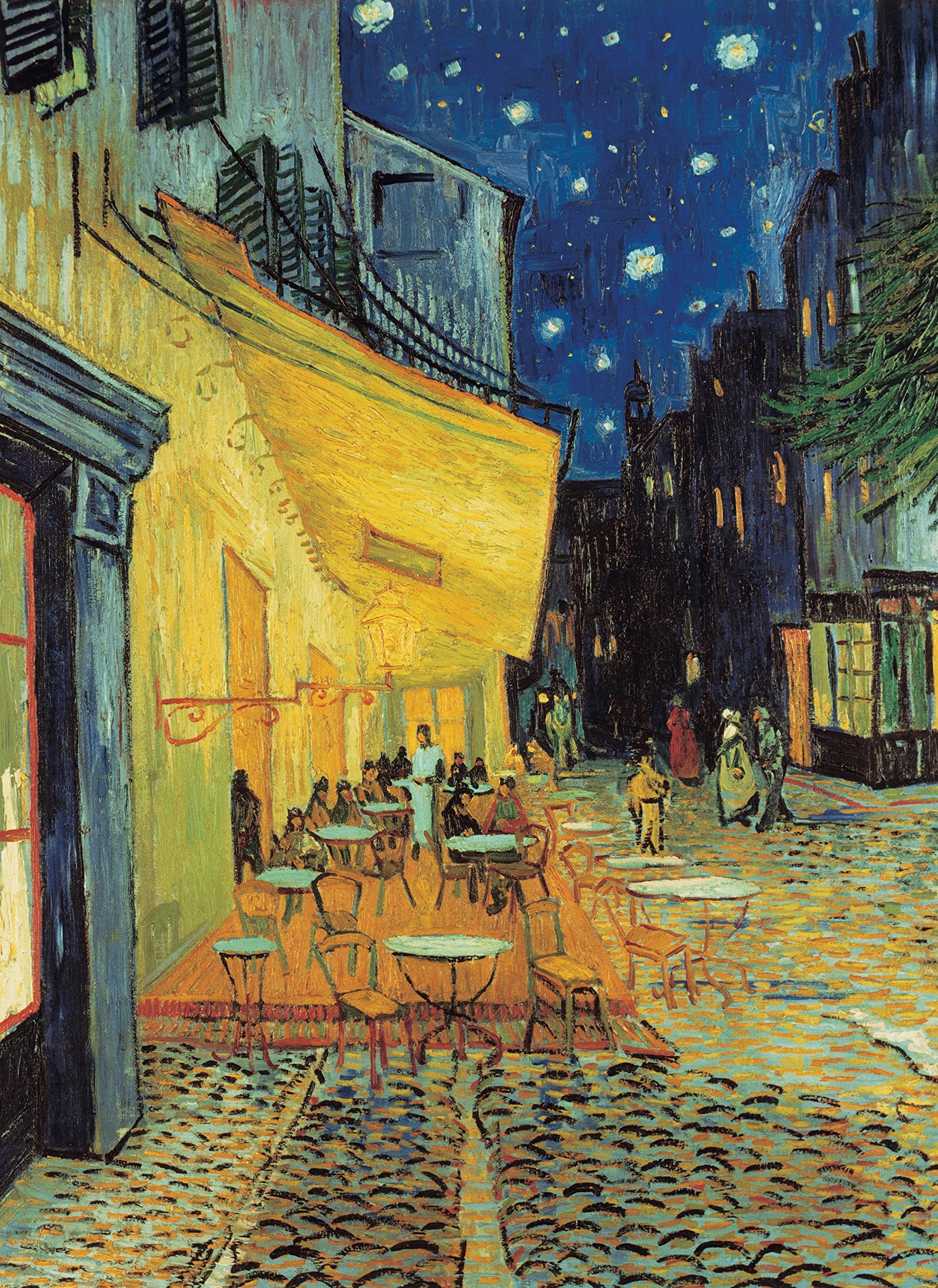 Clementoni 31470 van Gogh – Caféterrasse bei Nacht – Puzzle 1000 Teile, Museum Collection, Geschicklichkeitsspiel für die ganze Familie, Erwachsenenpuzzle ab 14 Jahren - Image 4