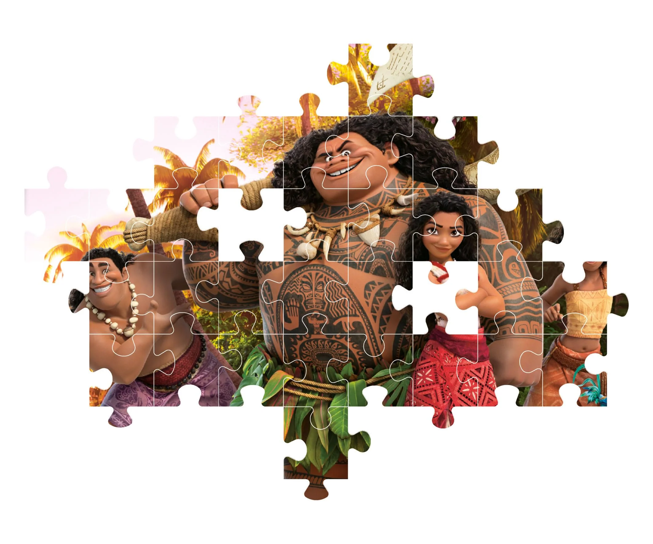 Clementoni Disney Vaiana 2 - Kinder Puzzle 104 Teile - Disney Puzzle 37,9 x 26,9 cm für Kinder ab 6 Jahre - Geschicklichkeitsspiel von Clementoni 25787 - Image 5