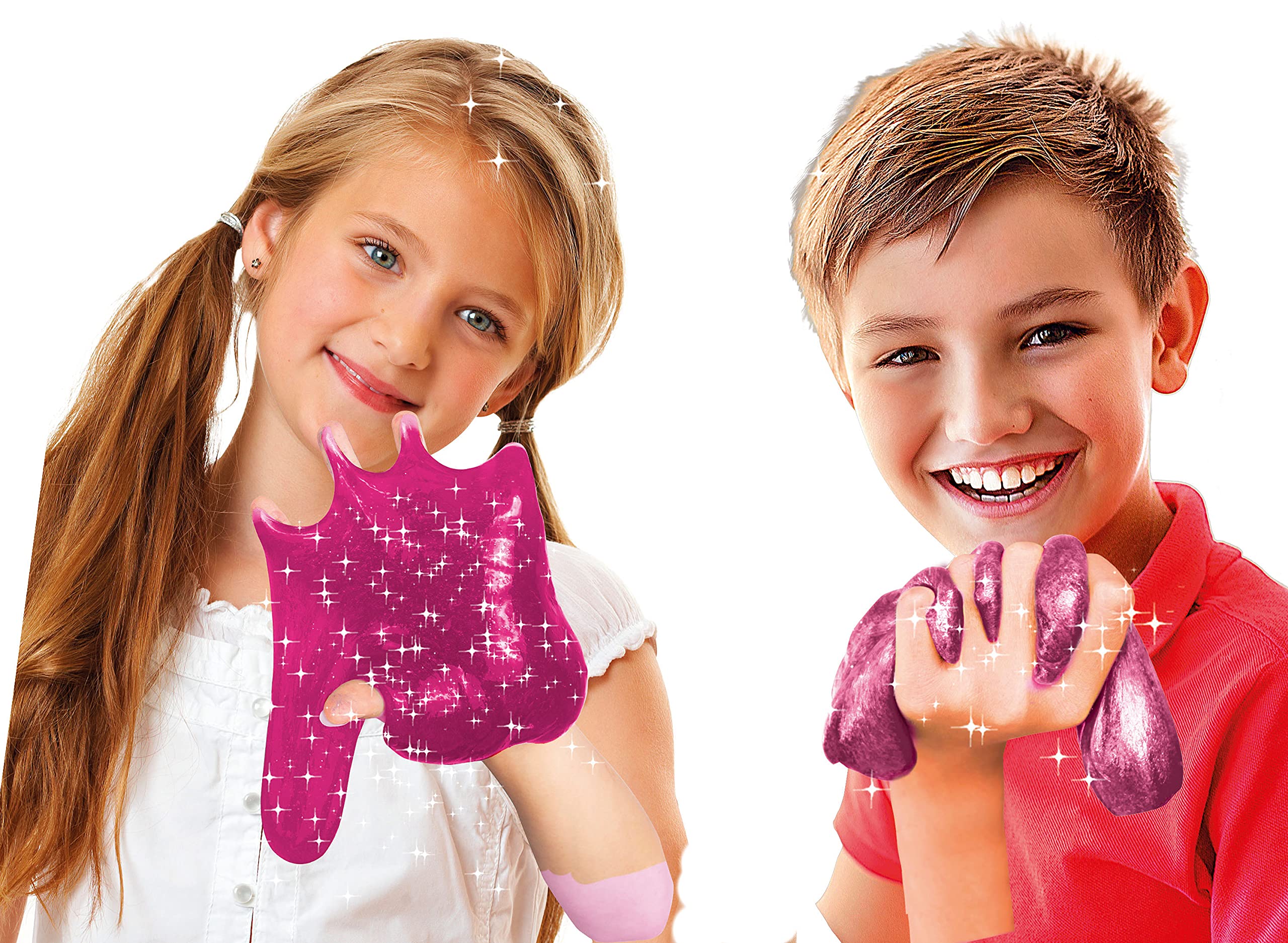 Clementoni Galileo Fun – Glitter-Labor, Basteln & Experimentieren mit Glitzer, Kreide/Schleim/Modellierpaste/Lavalampe zum Selbermachen & Dekorieren für Kinder ab 8 Jahren von Clementoni 59224 - Image 3