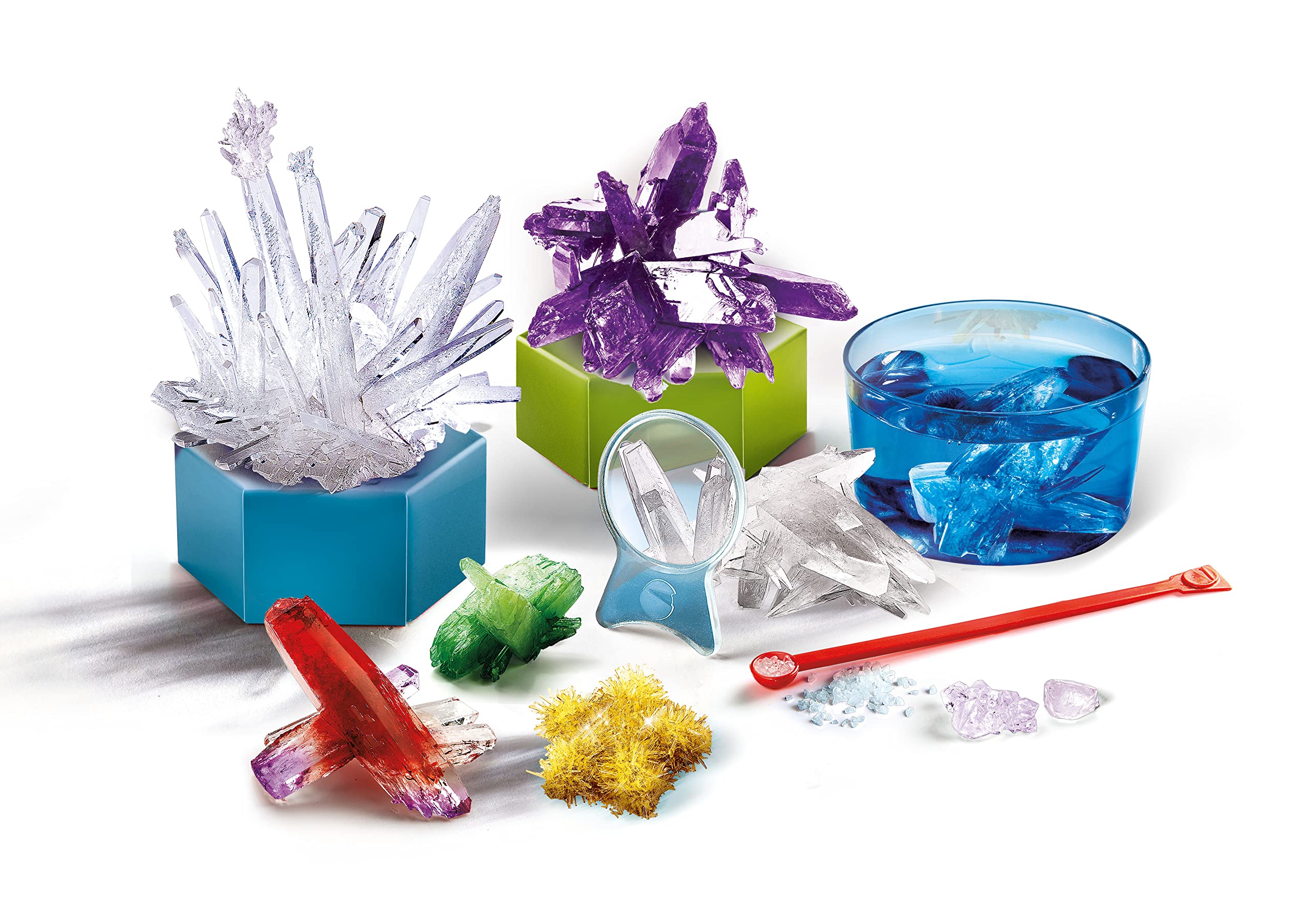 Clementoni Galileo Lab – Kristalle selbst züchten Mega, Experimentierkasten für Kinder ab 8 Jahren, farbenfrohe Experimente fürs Kinderzimmer, Clementoni 59130 - Image 14