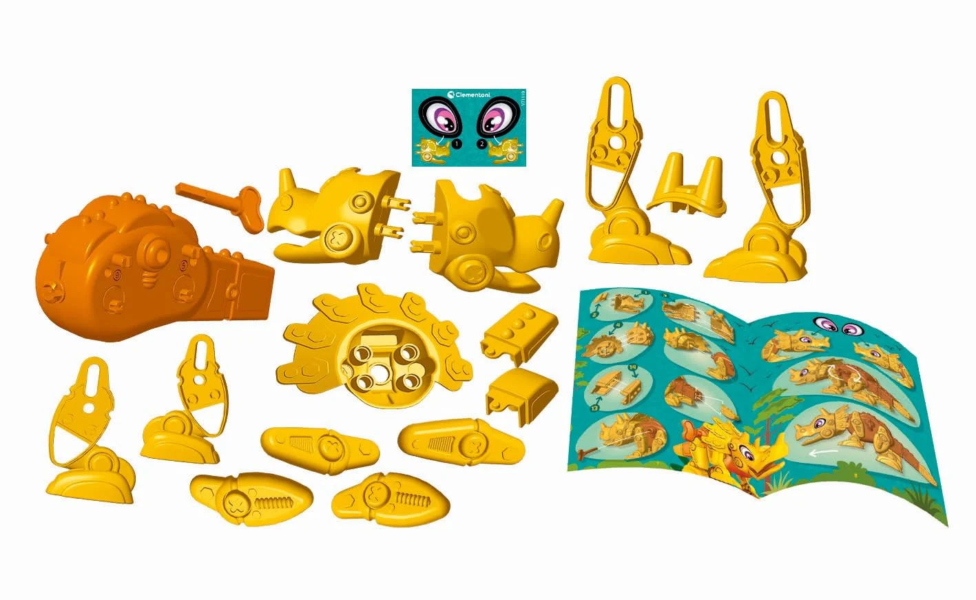 Clementoni Galileo Robotics DinoBot Triceratops - Dinosaurier Modellbausatz,Spielzeug Roboter für Kinder ab 5 Jahren, 59326 - Image 2