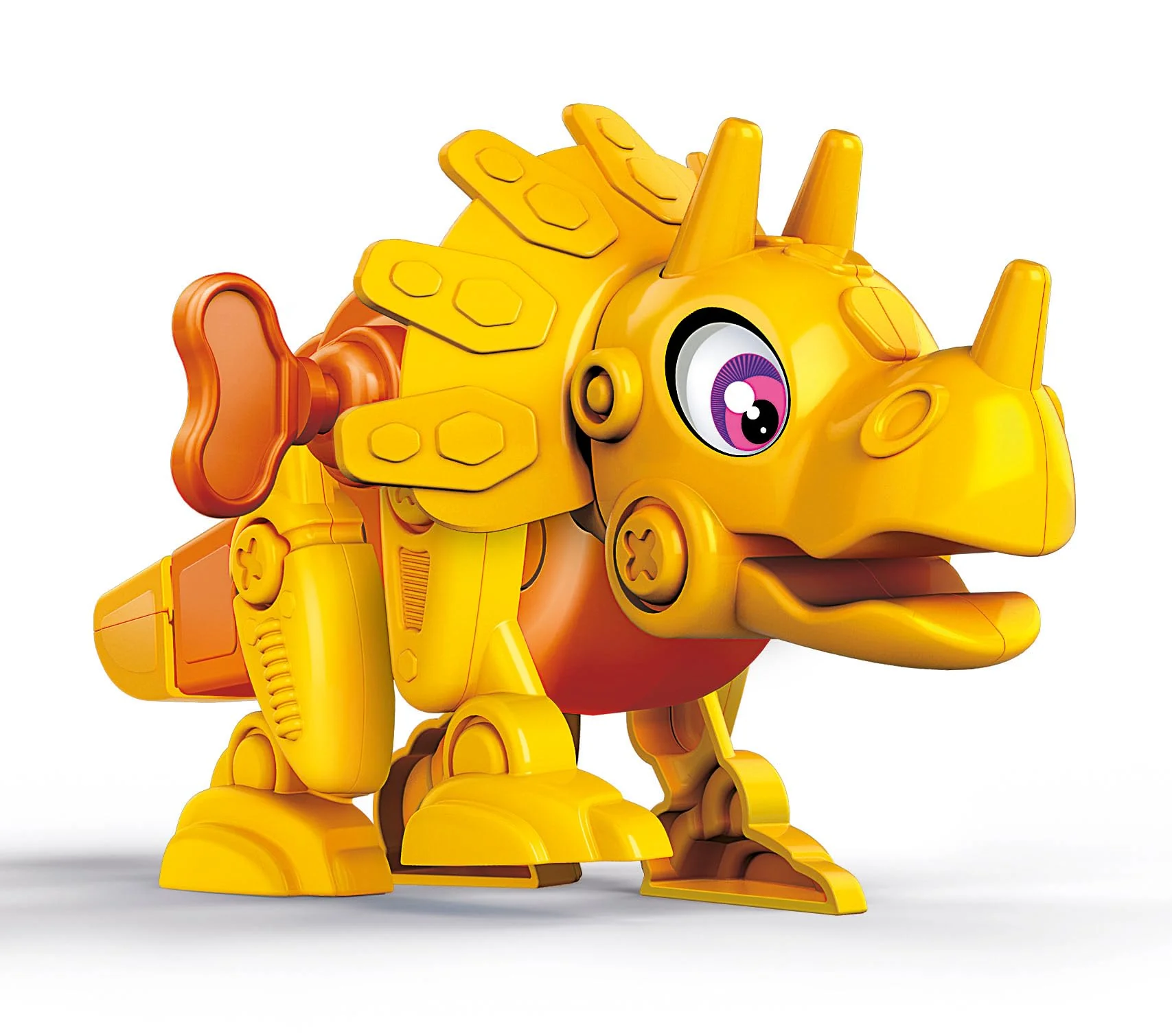 Clementoni Galileo Robotics DinoBot Triceratops - Dinosaurier Modellbausatz,Spielzeug Roboter für Kinder ab 5 Jahren, 59326 - Image 3