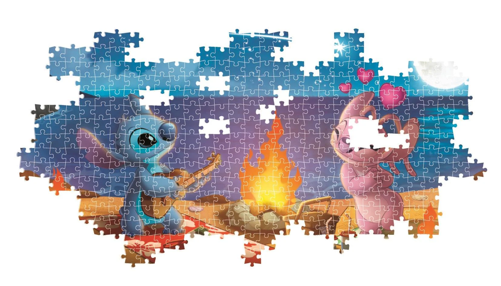 Clementoni Puzzle Panorama Disney Stitch 1000 Stücke, Compact Box - Puzzle für Erwachsene 14-99 Jahre, Geschenk für Mann und Frau, Made in Italy, 37061 - Image 5