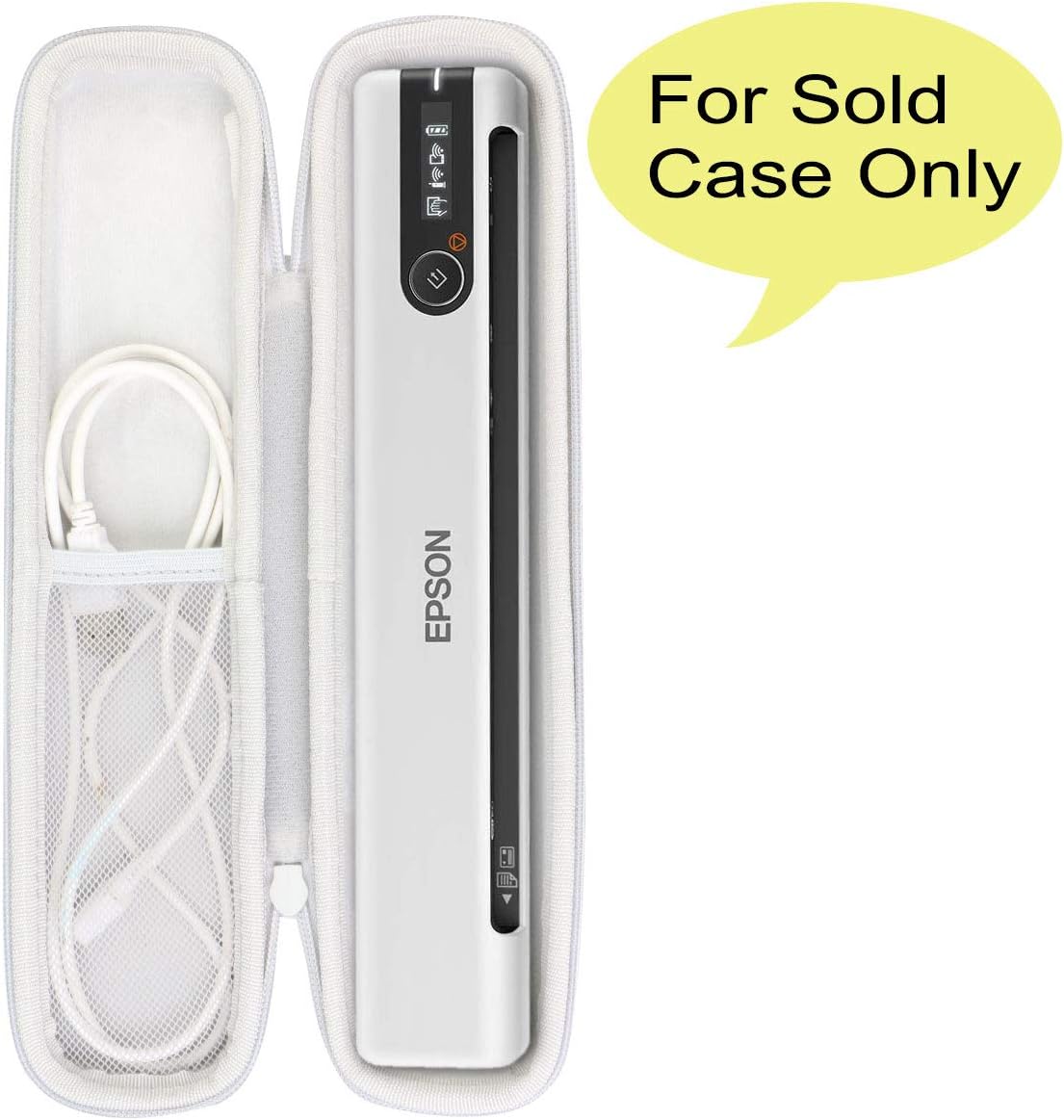 co2CREA Hart reiseschutzhülle Etui Tasche für Epson Workforce ES-50 ES-60W DS-70 DS-80W Tragbarer Scanner, Nur Tasche - Image 10