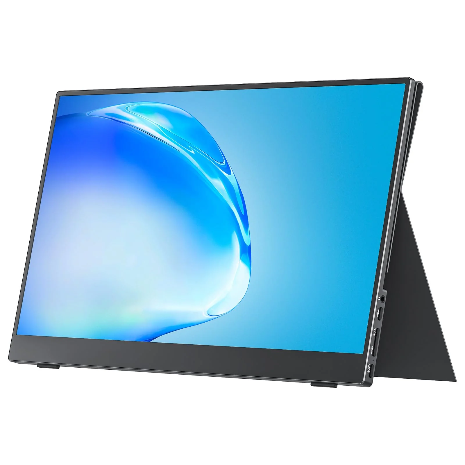 cocopar Tragbarer Monitor 15,6 Zoll FHD HDR FreeSync Zero Frame USB-C-Computerdisplay mit Dual-Typ-C-Mini-HDMI für Laptop-PC-Telefon Mac Surface Xbox PS4-Switch, mit Smart Cover - Image 5