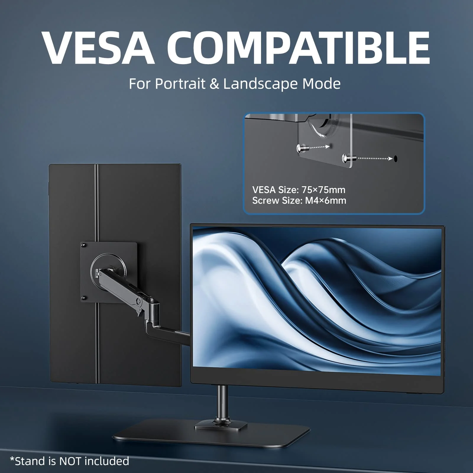 cocopar Tragbarer Monitor 15,6 Zoll FHD HDR FreeSync Zero Frame USB-C-Computerdisplay mit Dual-Typ-C-Mini-HDMI für Laptop-PC-Telefon Mac Surface Xbox PS4-Switch, mit Smart Cover - Image 8