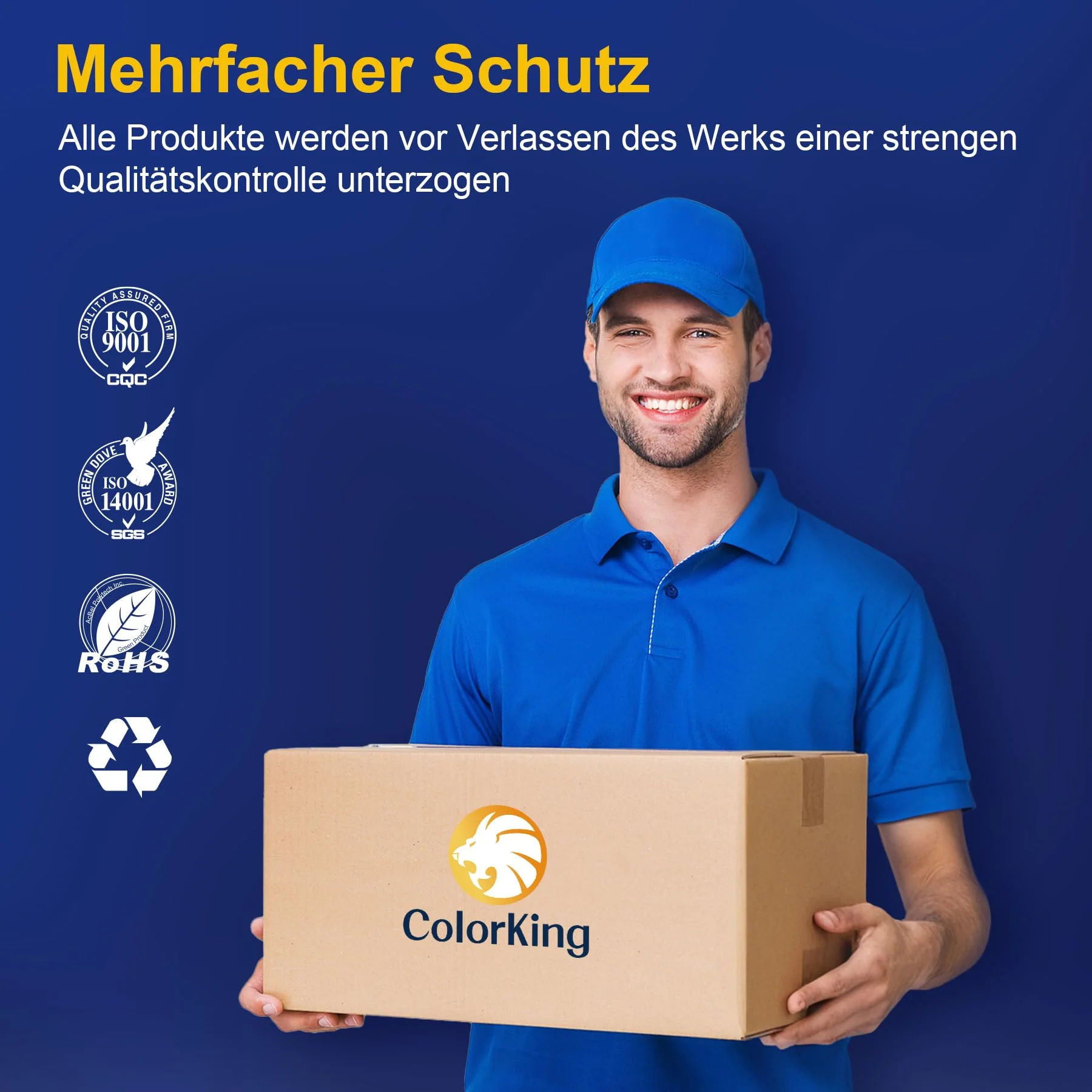 ColorKing LC421XL LC-421XLVAL Tintenpatronen Kompatibel für Brother LC421 XL LC 421 LC-421VAL Multipack für Brother DCP-J1050DW Patronen DCP-J1140DW MFC-J1010DW DCP-J1800DW DCP J1050DW Druckerpatronen - Image 5