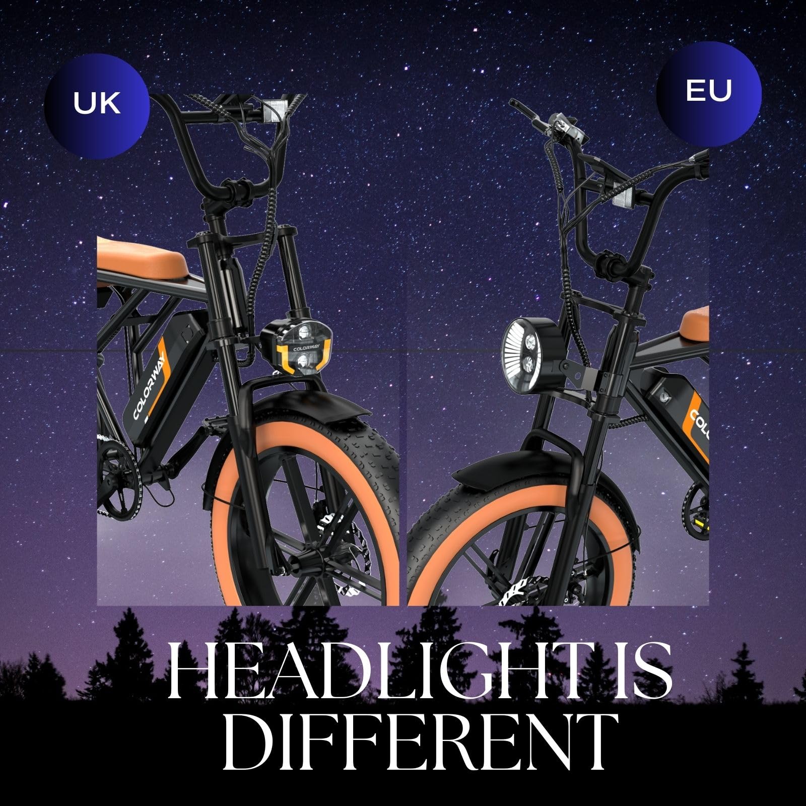 COLORWAY Elektrofahrräder –20 Zoll Offroad EBike, 250W Motor und 48V 15Ah Akku – leistungsstarkes elektrisches Pendlerfahrrad für Unisex-Erwachsene, 7-Gang, die Reichweite beträgt 45–100 km. - Image 6
