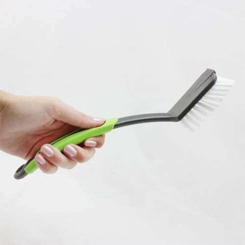 com-four® 4X Spülbürste - Küchenbürste mit robusten Nylonborsten - Geschirrbürste 29 cm Länge - Abwaschbürste aus Kunststoff - Lange Pfannenbürste - Made IN Germany (4 Stück - grün/weiß/Azur/Berry) - Image 3