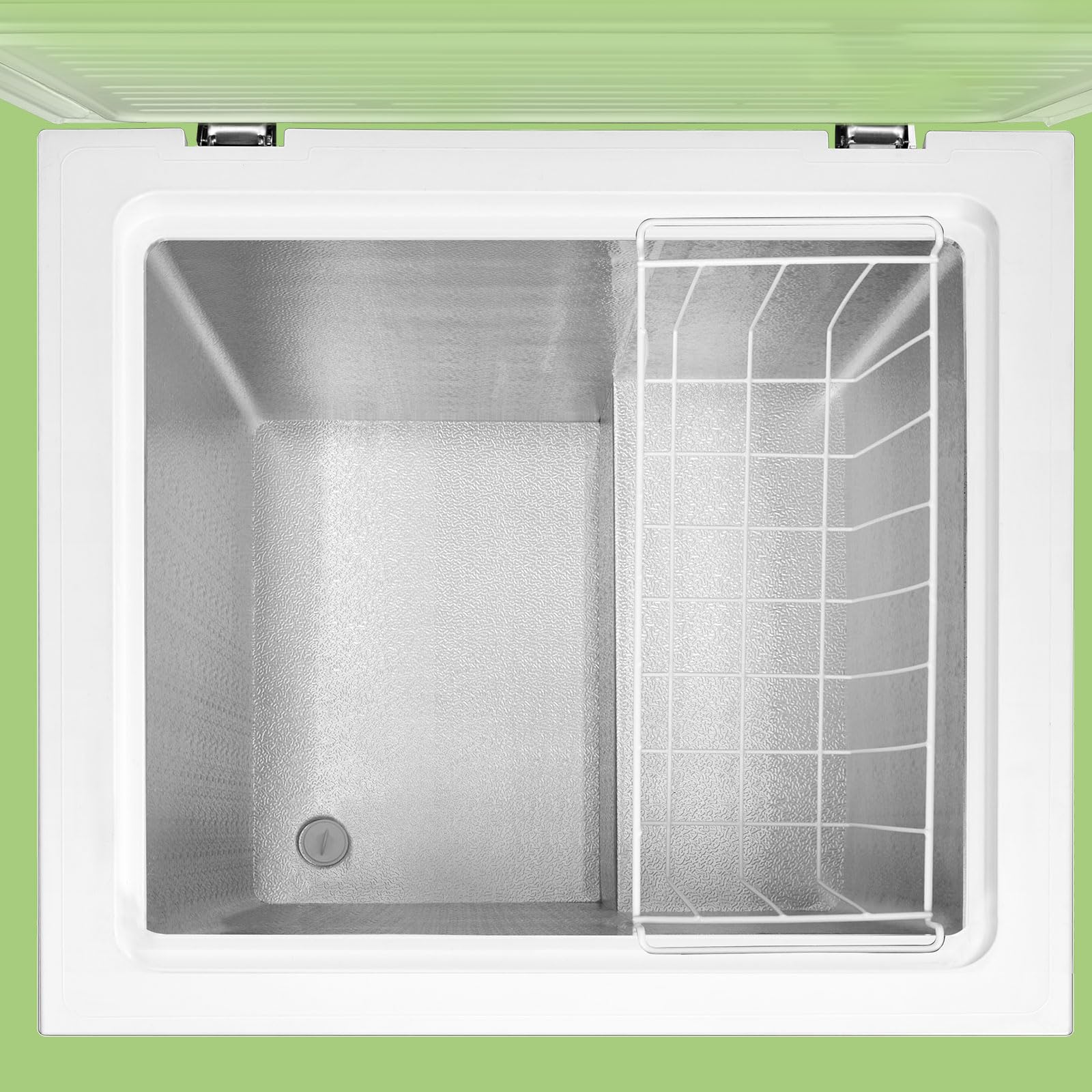 Comfee RCC100WH2(E) Gefriertruhe/169 kWh/Jahr/85cm hoch/99L/38dB/Geringe Lautstärke/Hoch effizientesD-förmigesRohr/Geeignet für verschiedene Einsatzszenarien/Einstellbarer Temperaturregler/Weiß - Image 4