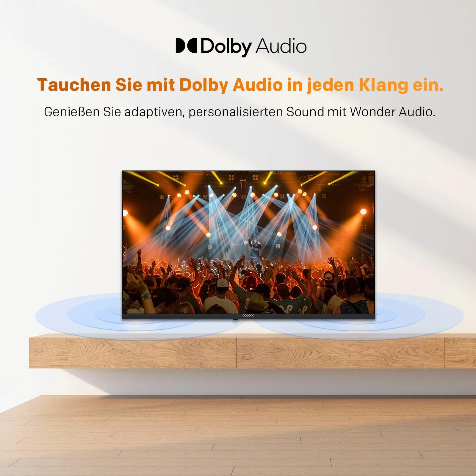 coocaa QLED Smart TV 40 Zoll, 100cm, QLED FHD Fernseher kompatibel mit Google TV, HDR 10, Dolby Audio, Bluetooth 5.1, EyeCare, Google Cast, Triple Tuner DVB-T/-T2/-C/-S/-S2 CI+, 40CGQG40Z, 2026 Model - Image 10