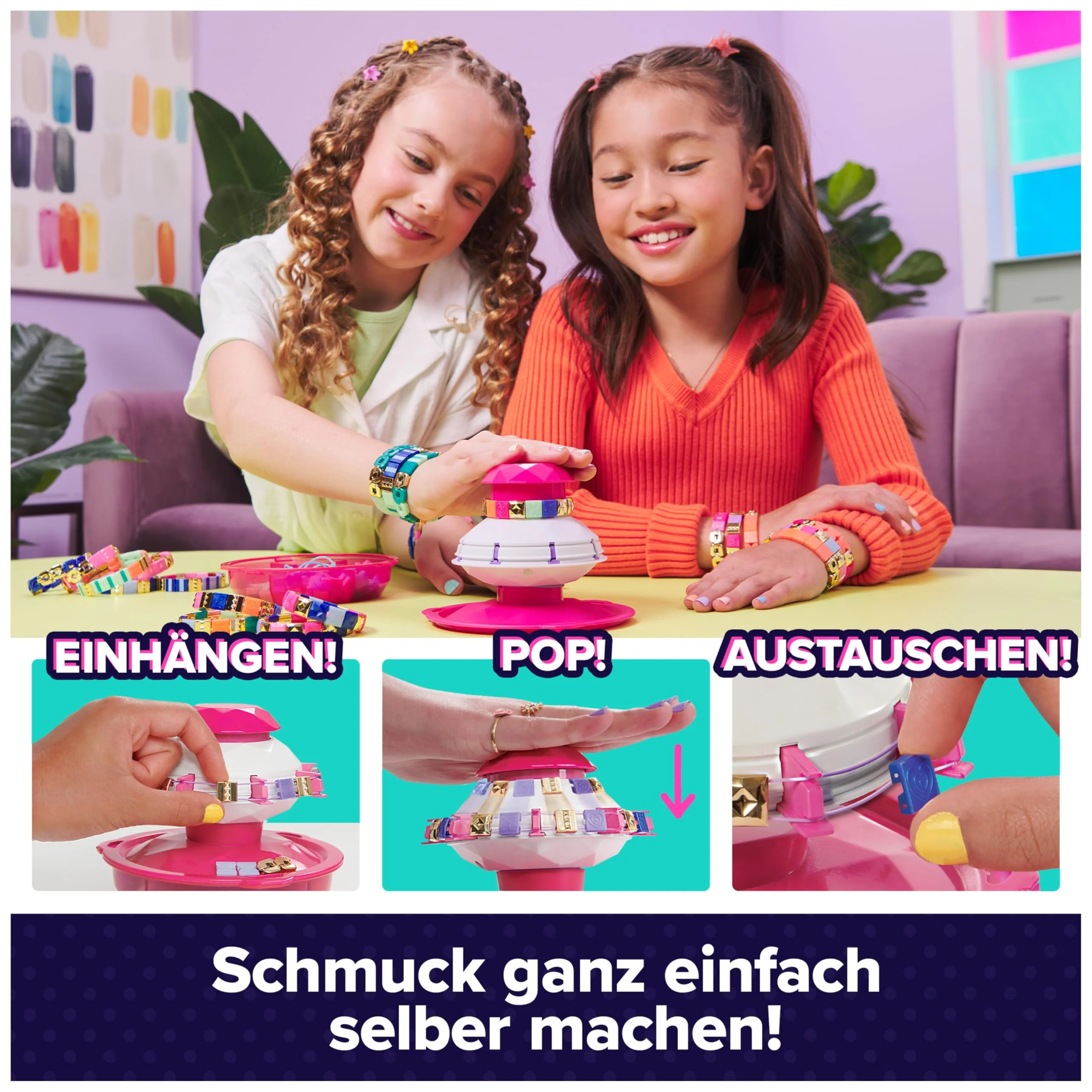 Cool MAKER PopStyle Armband Studio - 10 Coole Kachelarmbänder selbermachen und Immer Wieder neu gestalten, geht super einfach, für Kinder ab 6 Jahren - Image 10