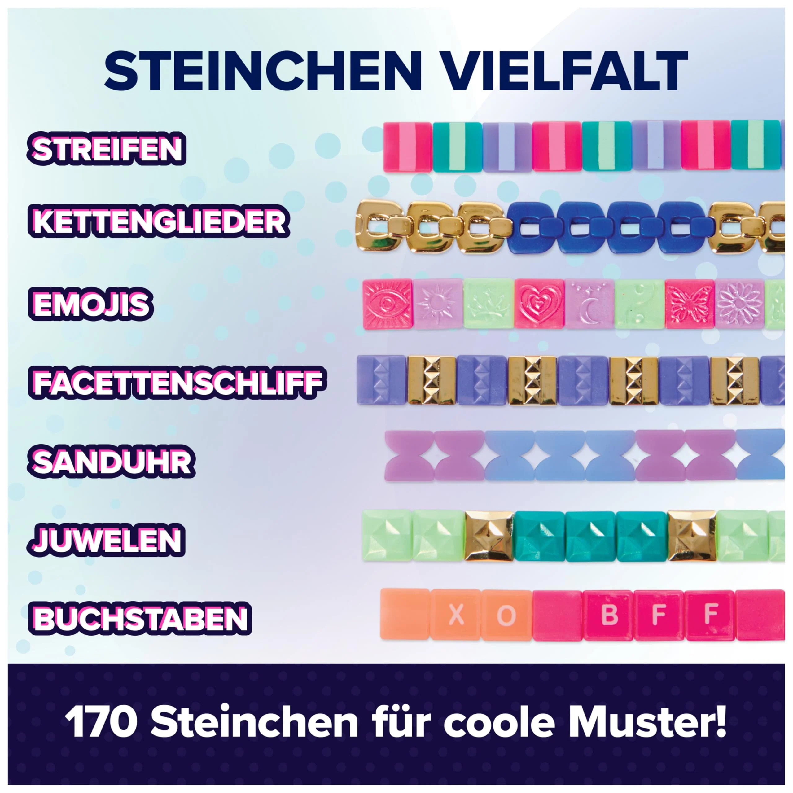Cool MAKER PopStyle Armband Studio - 10 Coole Kachelarmbänder selbermachen und Immer Wieder neu gestalten, geht super einfach, für Kinder ab 6 Jahren - Image 7
