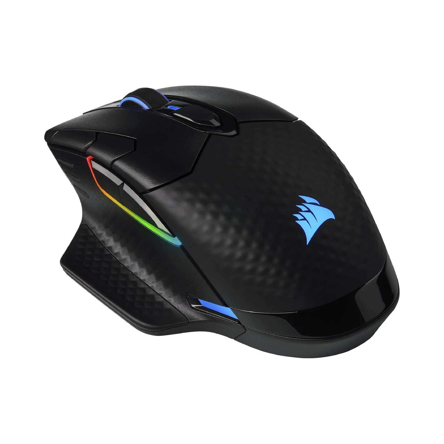 CORSAIR DARK CORE RGB PRO SE Wireless FPS/MOBA Gaming Maus Mit Qi Wireless Charging - 18.000 DPI - 8 Programmierbare Tasten - Sub-1ms - iCUE Kompatibel - PC, Mac, PS5, PS4, Xbox - Schwarz - Image 10