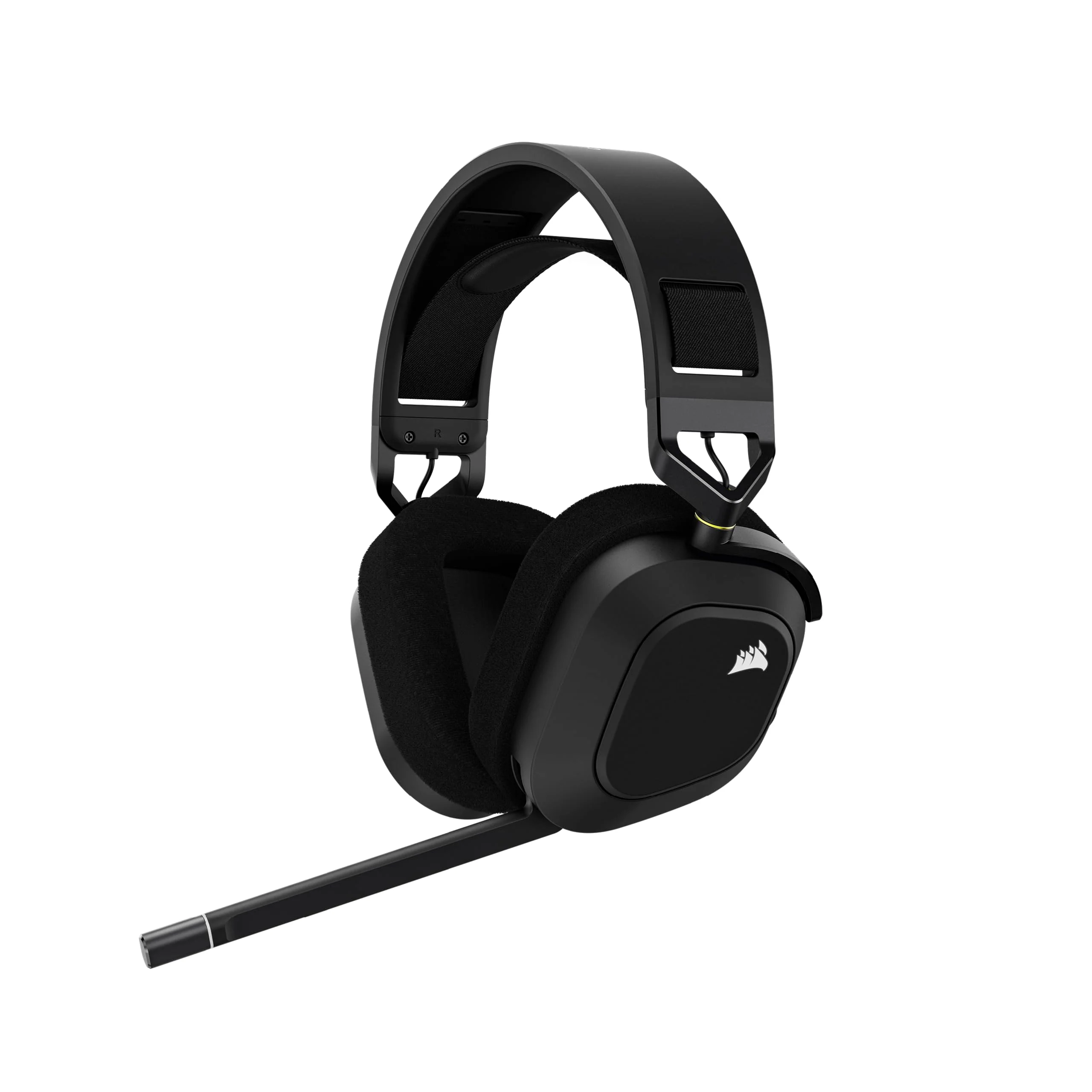 CORSAIR HS80 RGB WIRELESS Multiplattform-Gaming-Headset - Dolby Atmos - Omnidirektionales Mikrofon - iCUE-Kompatibel - PC, Mac, PS5, PS4 - Carbon, Farbe Schwarz - Image 6