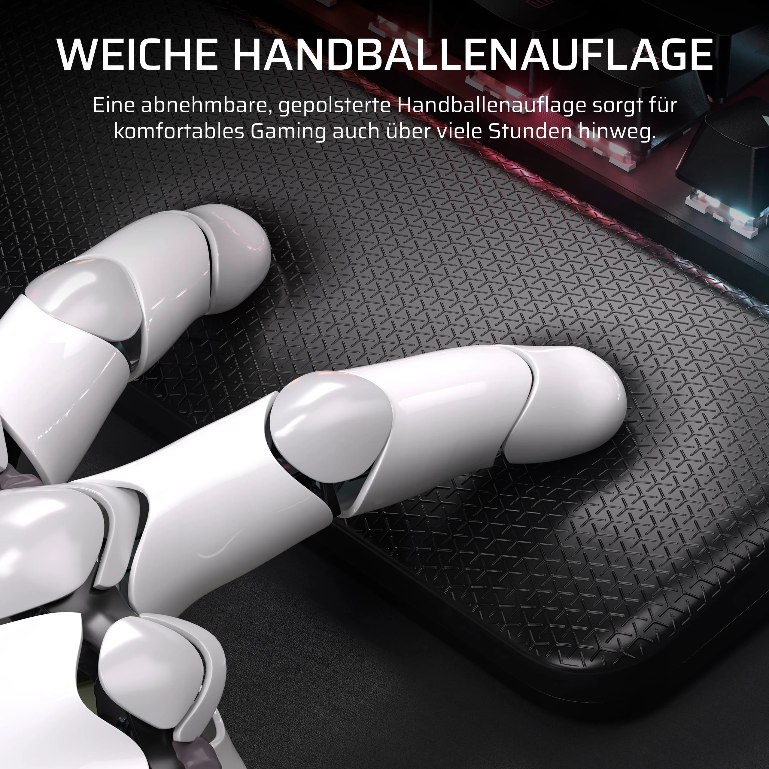 Corsair K70 CORE TKL Wireless RGB Mechanische Tenkeyless-Gaming-Tastatur – Vorgeschmierte MLX Red v2 Linear Switches – Zweischichtige Schalldämpfung – ABS Keycaps – QWERTZ DE – Schwarz - Image 6