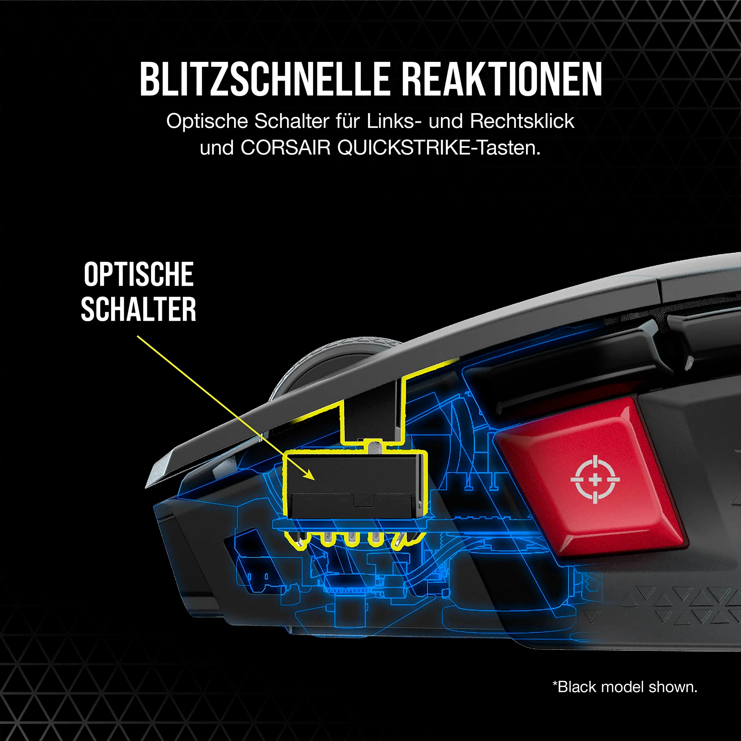 CORSAIR M65 RGB ULTRA WIRELESS Tunable FPS Gaming Mouse - 26.000 DPI - Sub-1ms Wireless - Gewichtssystem - Bis zu 120 Std. Akku - iCUE Kompatibel - PC, Mac, PS5, PS4, Xbox - Weiß - Image 7
