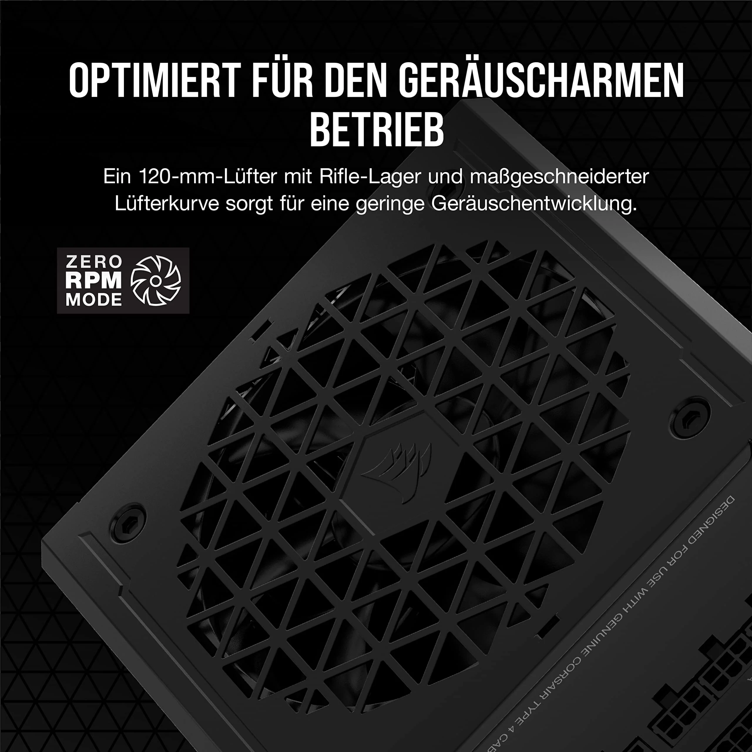 Corsair RM1000e (2023) Vollmodulares, Geräuscharmes ATX-Netzteil - ATX 3.0- Und PCIe 5.0-kompatibel - 105°C-Kondensatoren - 80 Plus Gold-Effizienz - Modern Standby-Unterstützung - Schwarz - Image 6