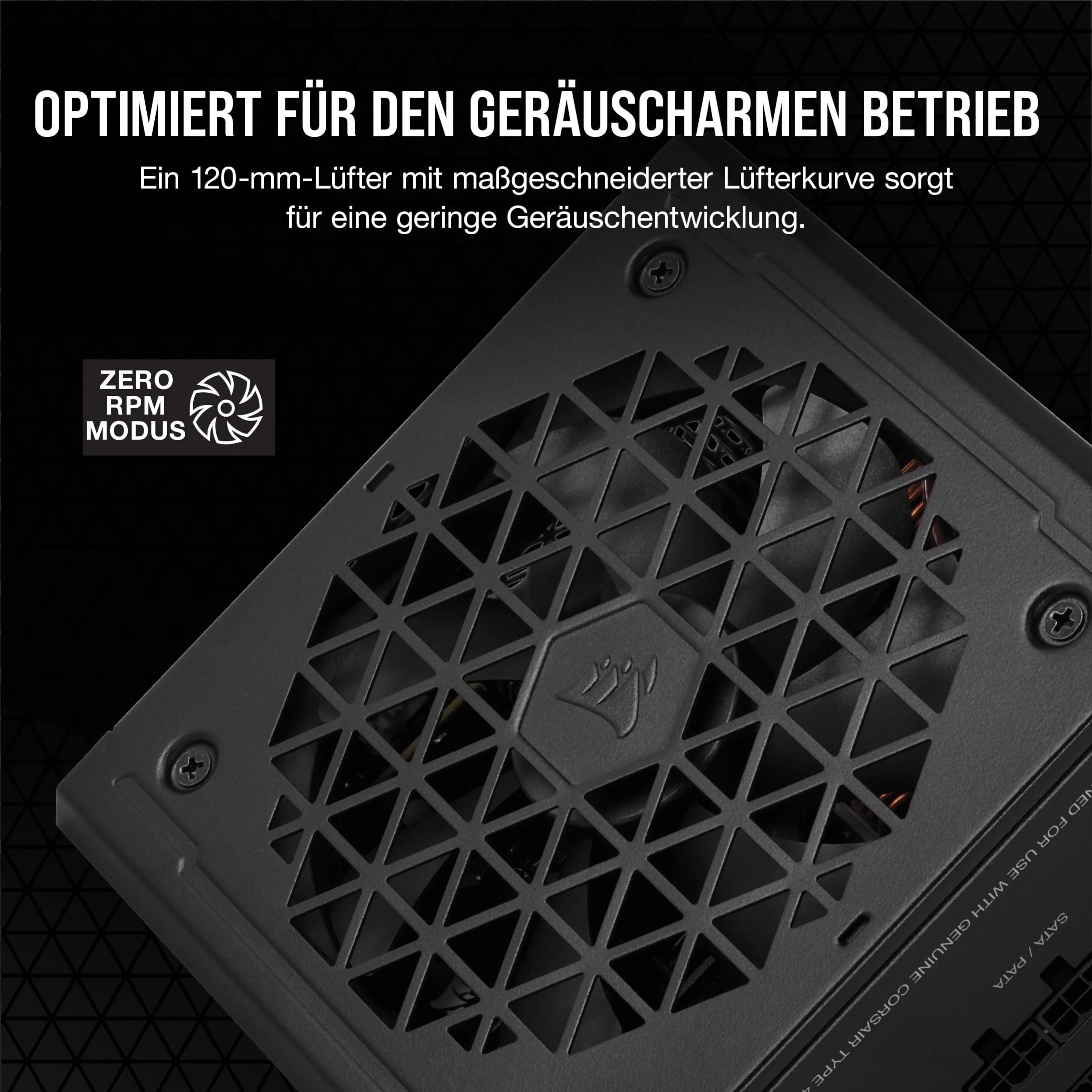 CORSAIR RM650 ATX 650W Vollmodulares Netzteil - 80 Plus Gold Zertifiziert - Geräuscharm - Zero RPM Mode - EU - Schwarz - Image 2