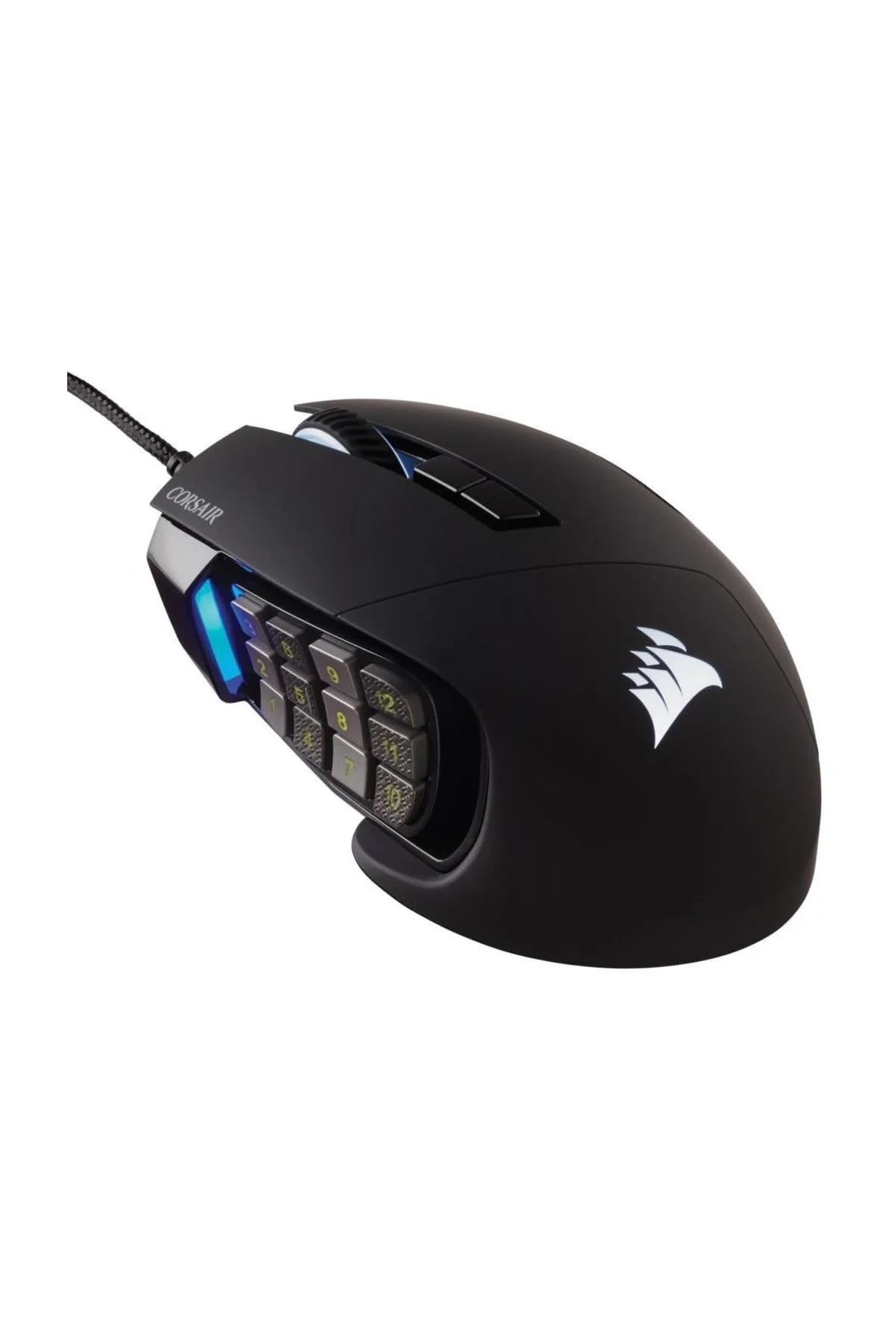 CORSAIR SCIMITAR RGB ELITE Kabelgebundene MOBA/MMO Gaming-Maus - 18.000 DPI - 17 programmierbare Tasten - iCUE-Kompatibel - PC, Mac, PS5, PS4, Xbox - Schwarz - Image 8