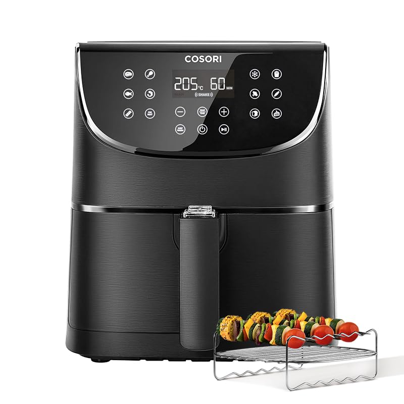 COSORI Heißluftfritteuse Airfryer, 11-in-1 Air Fryer XXL 5,5L, Friteuse Heissluftfritteuse mit Shake-Reminder, 100 Rezepte, 55 Prozent energiesparend, spülmaschinenfeste Körbe - Image 15