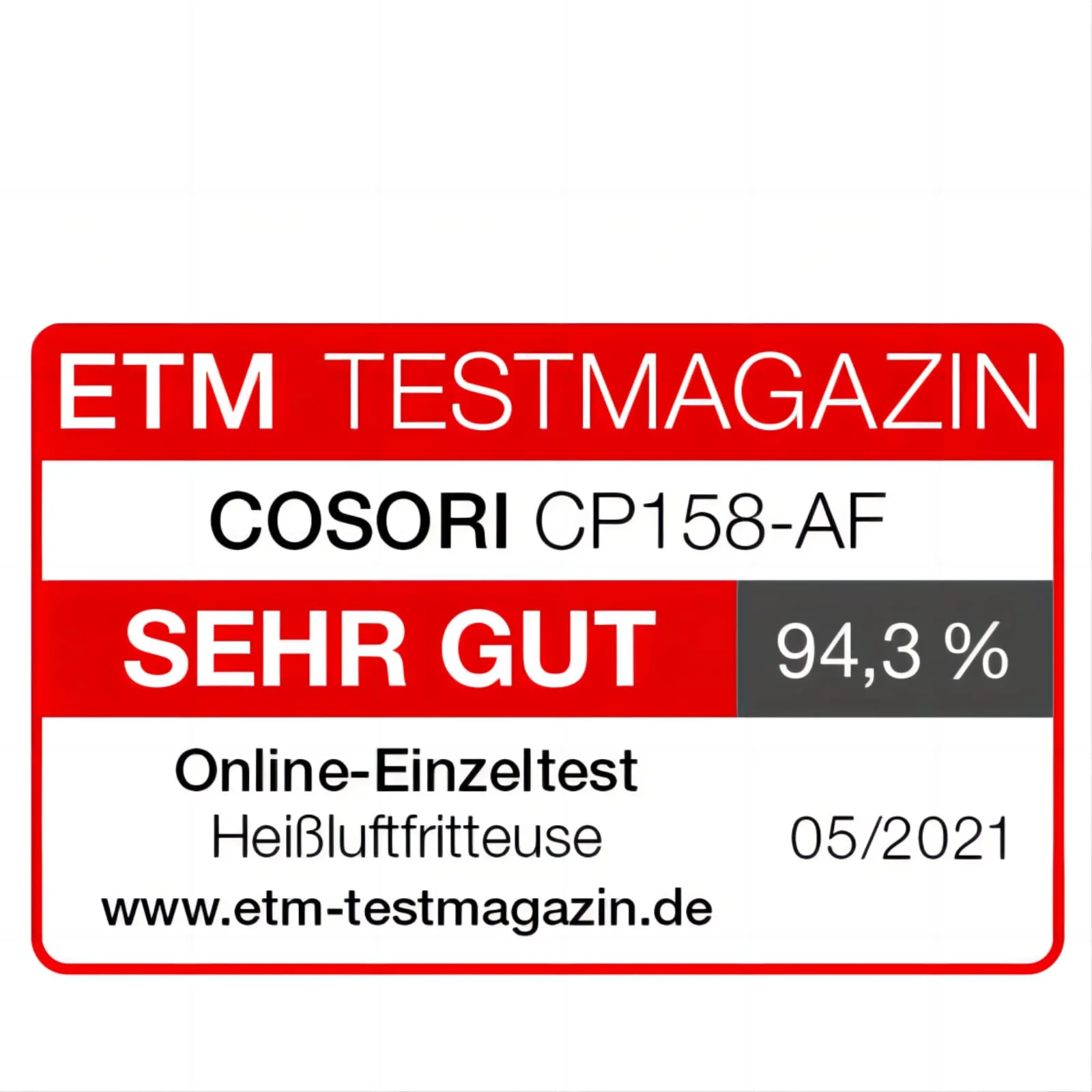 COSORI Heißluftfritteuse Airfryer, 11-in-1 Air Fryer XXL 5,5L, Friteuse Heissluftfritteuse mit Shake-Reminder, 100 Rezepte, 55 Prozent energiesparend, spülmaschinenfeste Körbe - Image 17