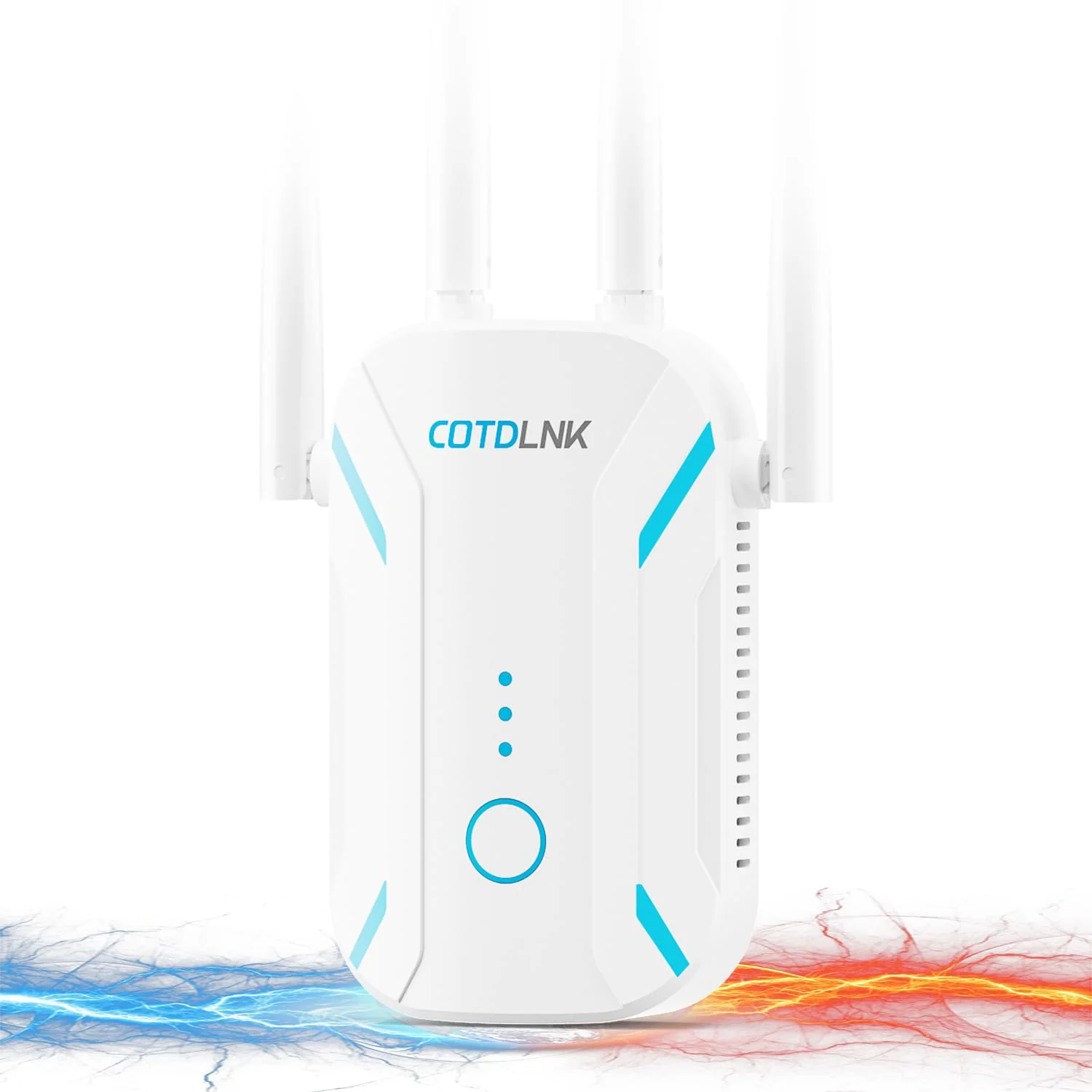 COTDLNK 2025 WLAN Verstärker für Home WLAN Repeater 1200 Mbit/s 5GHz & 2,4GHz Dual Band WiFi Internet Verstärker WiFi Repeater, einfache Einrichtung, EU-Stecker - Image 4