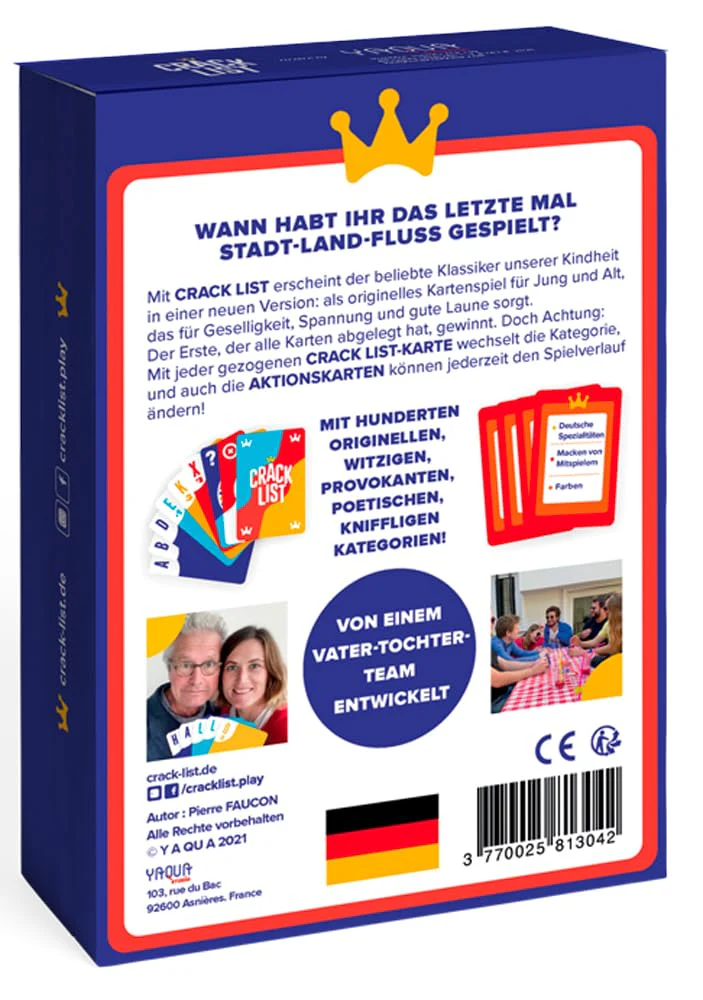 CRACK LIST - Lustiges Kartenspiel & Gesellschaftsspiel | Familienspiele & Partyspiele für Erwachsene & Kinder | 2-8 Spieler | Ab 10 Jahren | 30+ Minuten | Geschenkidee Weihnachten | Deutsch - Image 3
