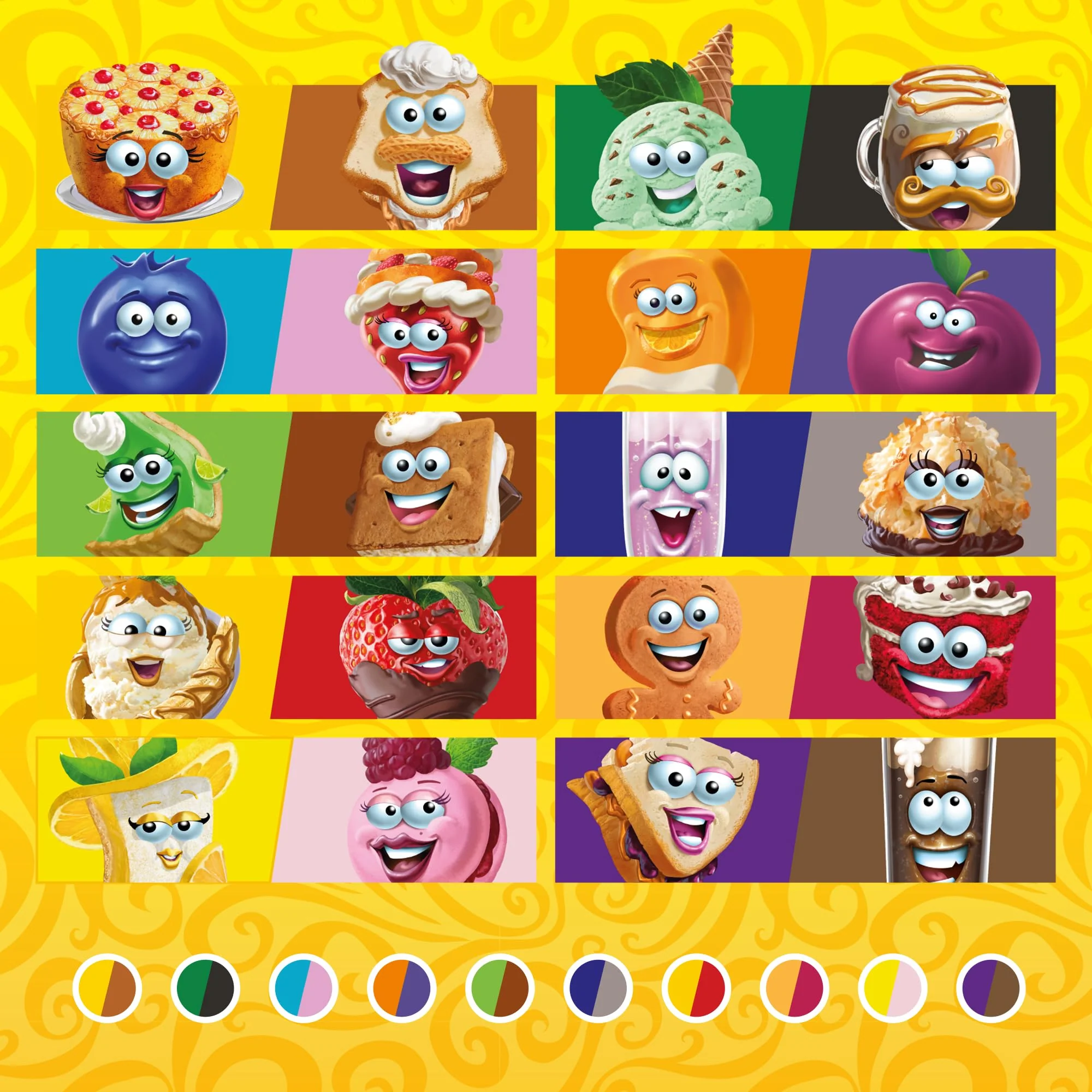 Crayola - Silly Scents, abwaschbare Duft-Filzstifte mit Maxi-Doppelspitze, 10er-Pack, 20 Farben und 20 Düfte, für Schule und Freizeit, ab 3 Jahren, 58-8344 - Image 2