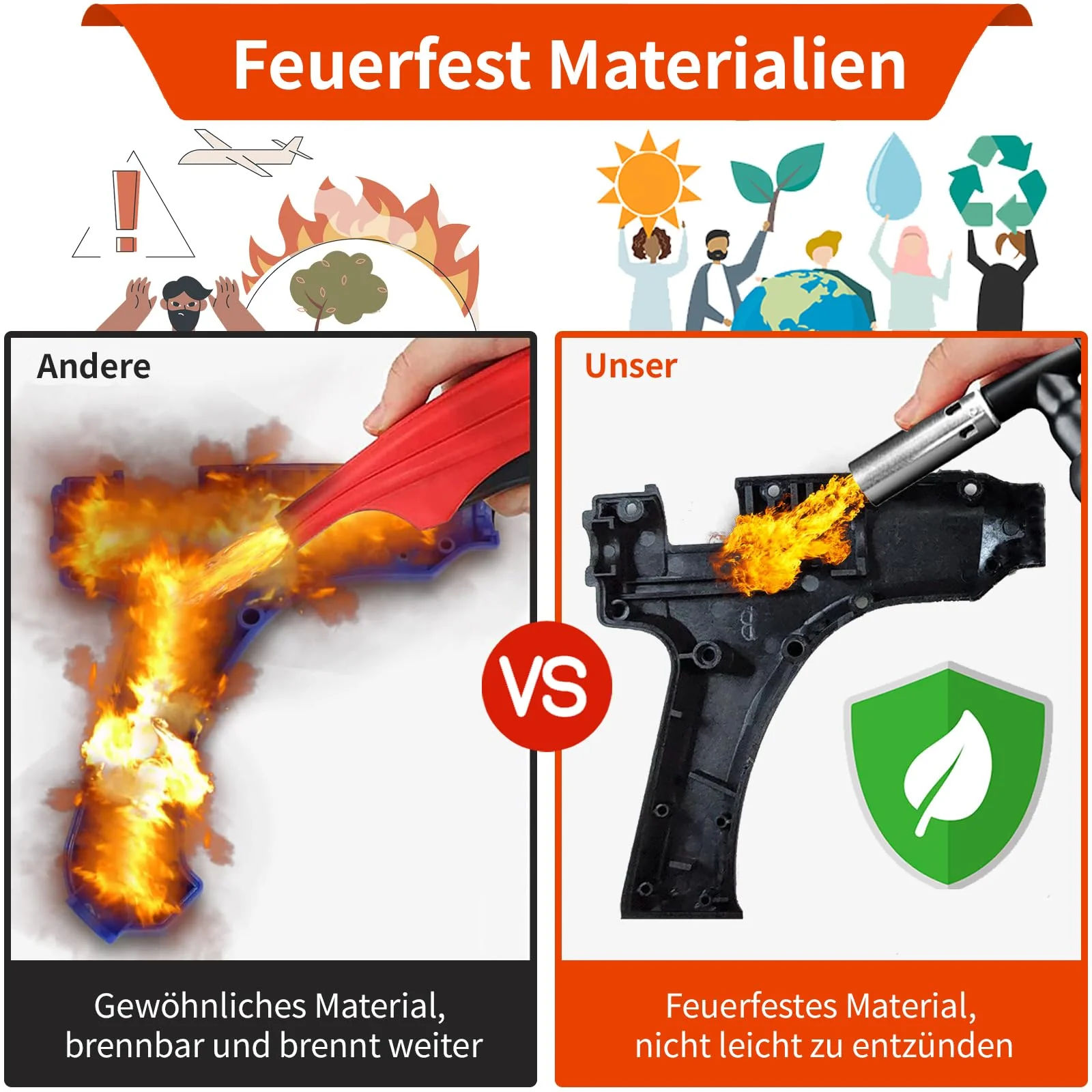 Crenova Feuerfest Heißklebepistole Klebepistole + 60 Mini Heißklebesticks Transparente Klebesticks für DIY Kleine Handwerk und schnelle Reparaturen in Haus & Büro, 20Watt Klebepistolen