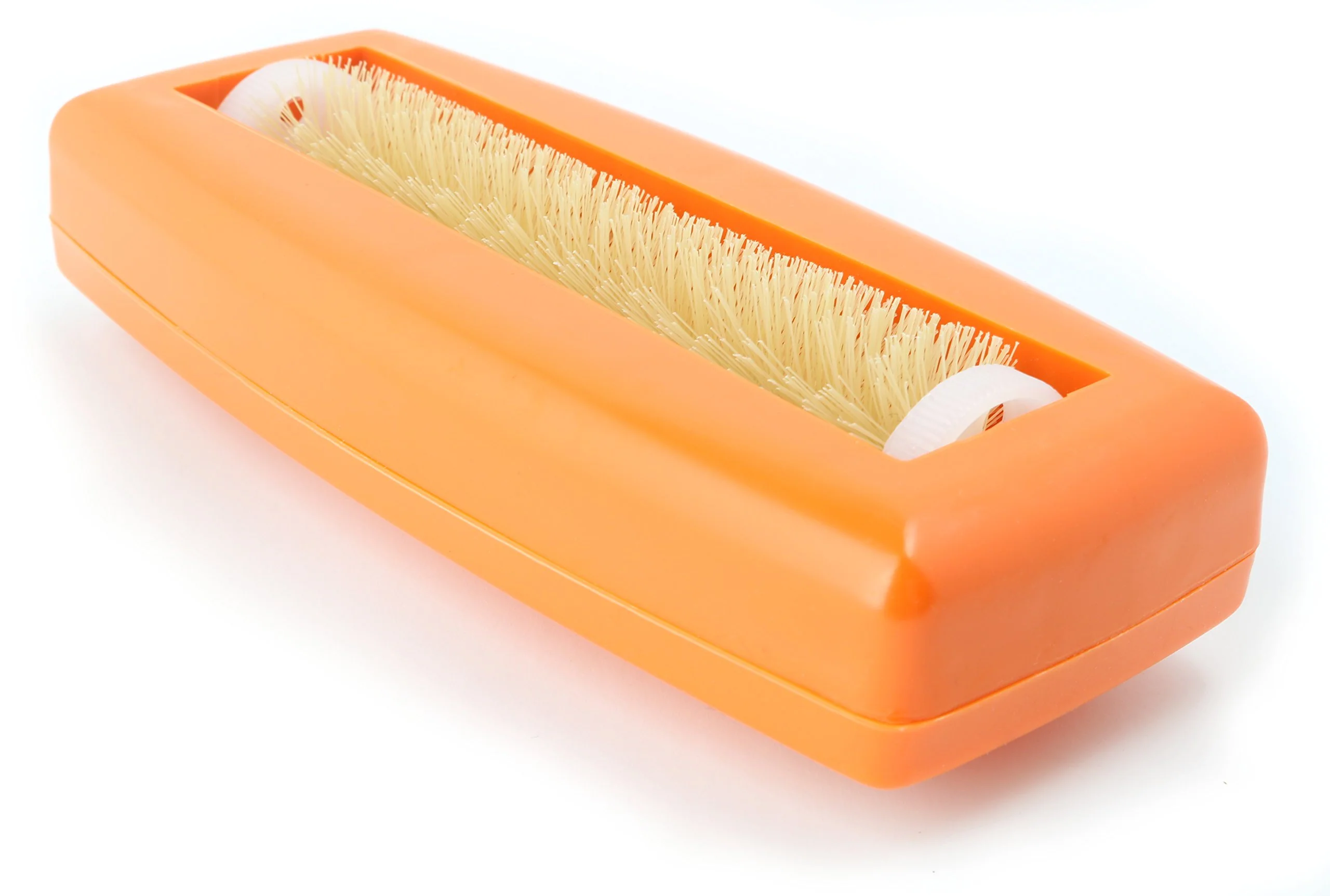 Crumpy Krümelbürste Tischroller Handstaubsauger für Auto Caravan Zuhause (Orange) - Image 4