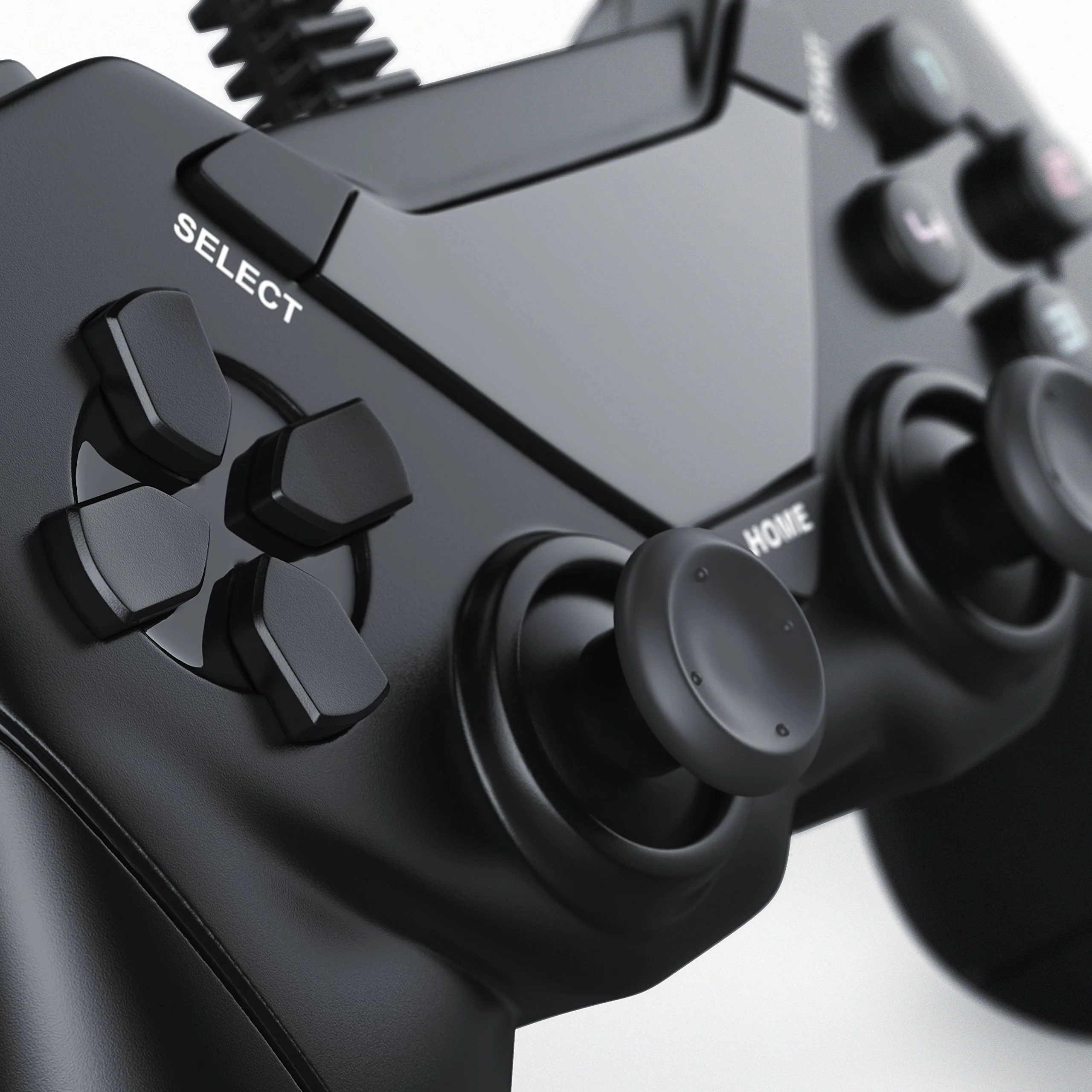 CSL - Gamepad für PC und Android - Dual Vibration - Plug and Play - Controller mit Direct-Input X-Input - schwarz - Image 3