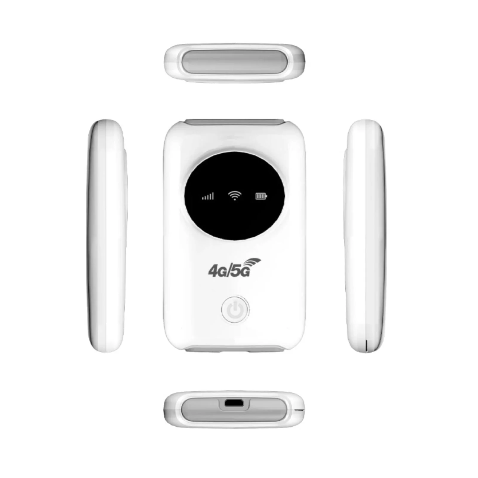 Cuifati Entsperrter 5G-WLAN-SIM-Kartensteckplatz, Tragbarer WLAN-Router, 300 Mbit/s, LTE-USB-WLAN-Modem, 3200-mAh-Akku, Bis zu 10 Geräte, für Reisen, Live-Streaming Im Freien - Image 4