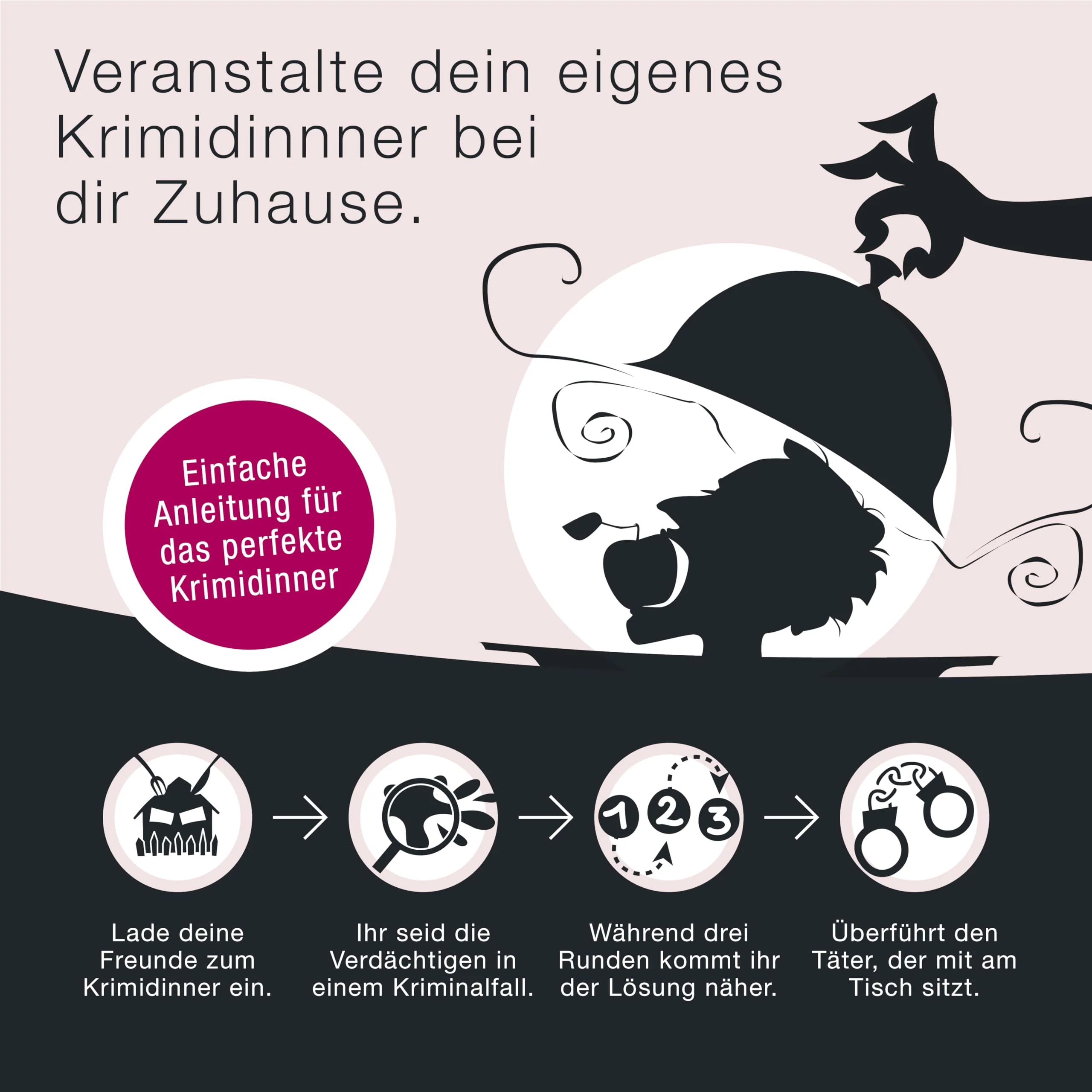 CULINARIO MORTALE® – Krimidinner für Zuhause 4 bis 6 Personen - Advent, Advent, EIN Grablicht brennt/Krimidinner Weihnachten/Krimi Dinner für Zuhause/Krimispiele für Erwachsene - Image 6