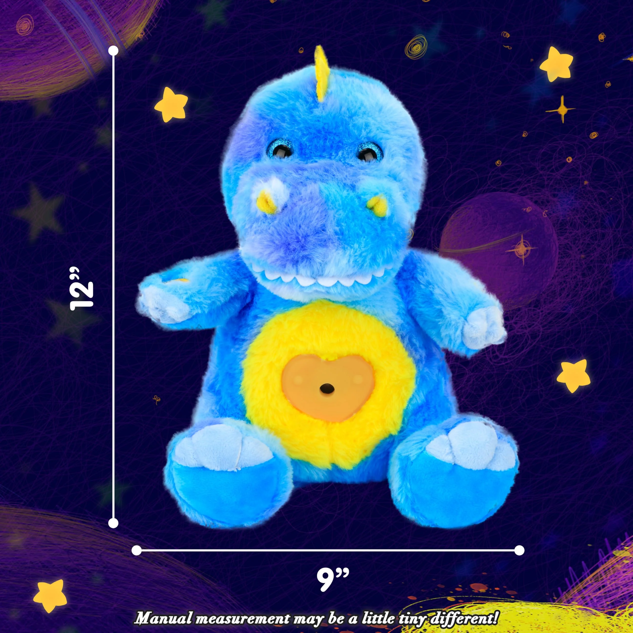 Cuteoy Plüsch Dinosaurier Stern Projektor Musikalisch Einstellbar Singend Nachtlicht Gefüllte Tiere Leuchtende Kawaii Plüschtiere Spielzeug Geschenke für Kinder - Image 6