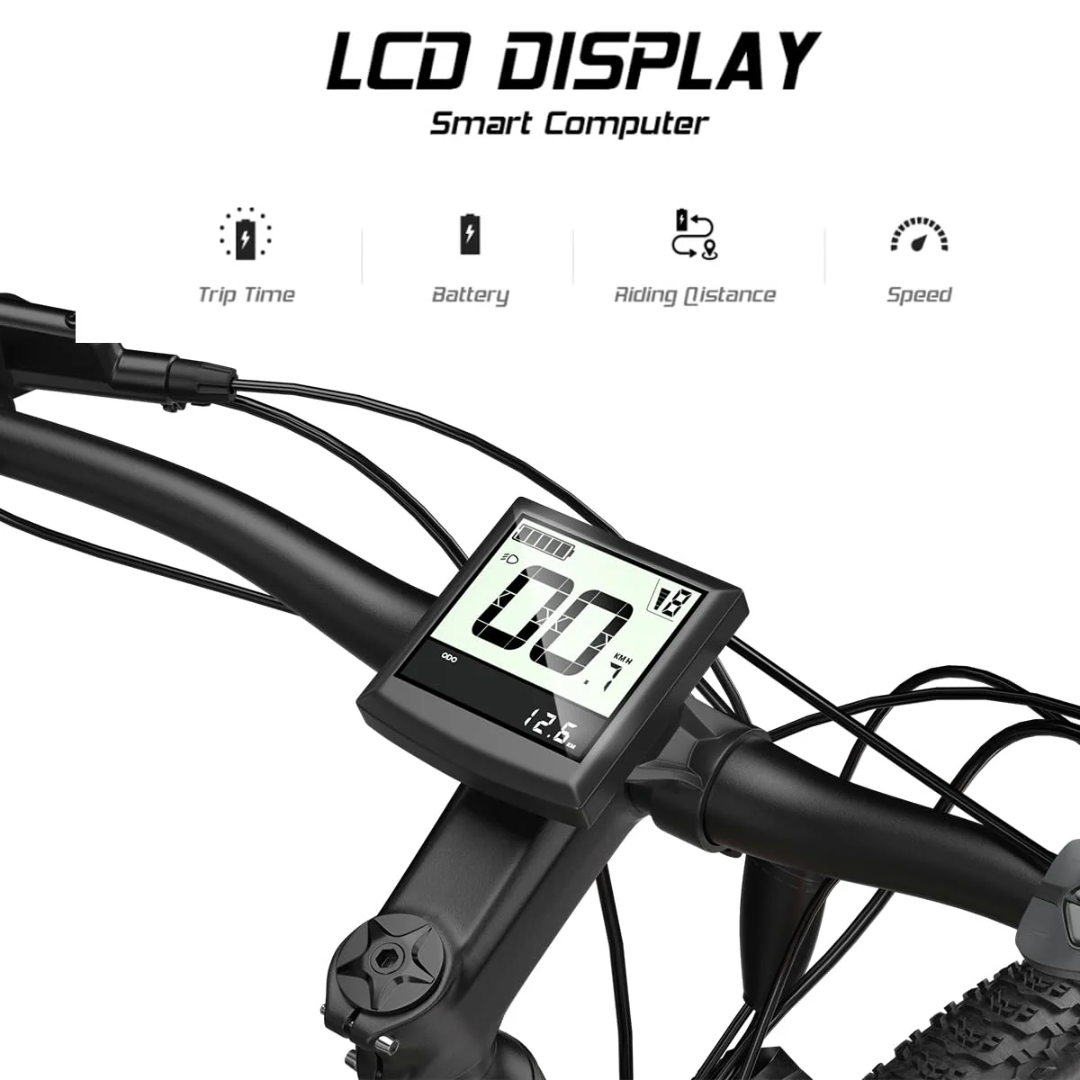 cysum Speedy E-Bike Damen Herren, 27,5/29 Zoll E-Mountainbike, Elektrofahrrad mit 48V14Ah Wechselakku, 100km Reichweite, 25km/h, Hydraulische Scheibenbremse (29'' GRÜN) - Image 5